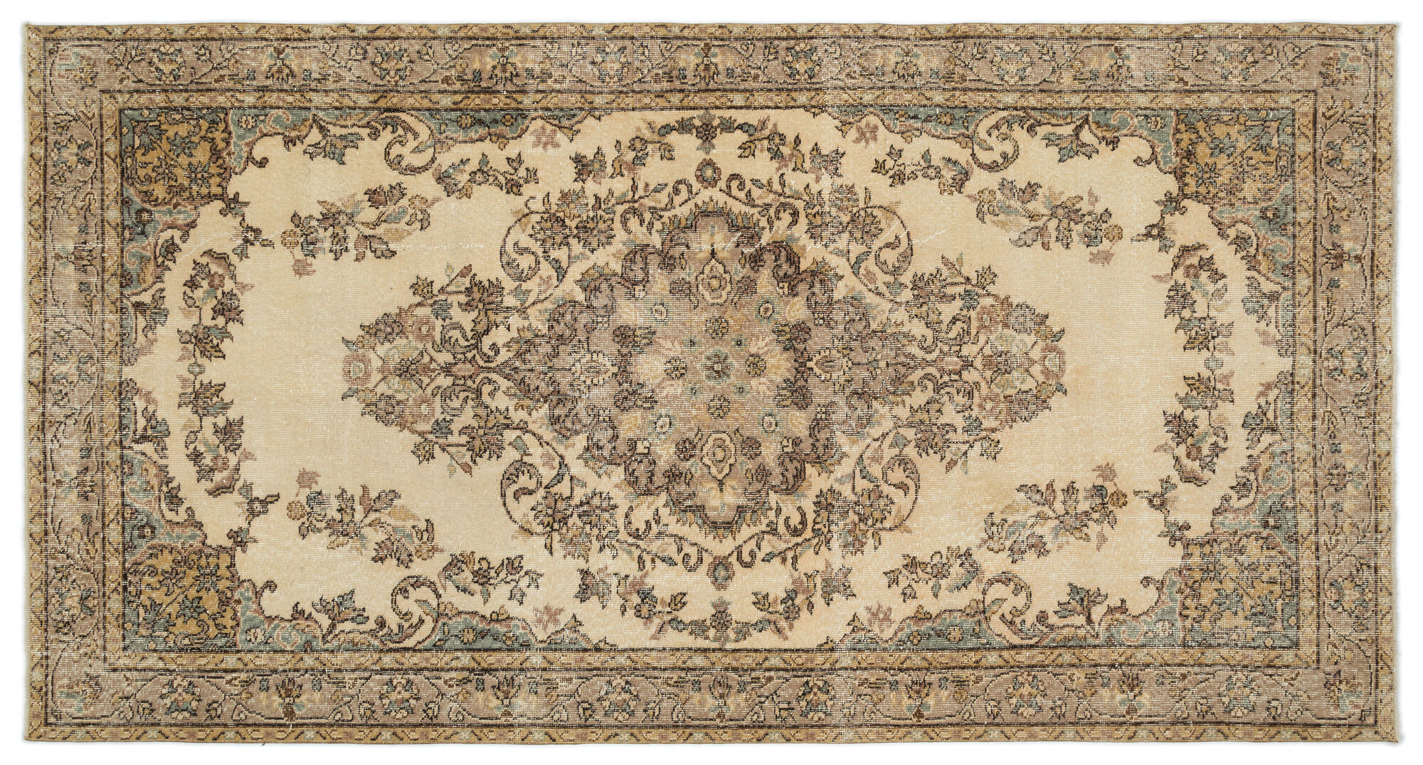 Apex Vintage Halı Bej 18095 171x320cm