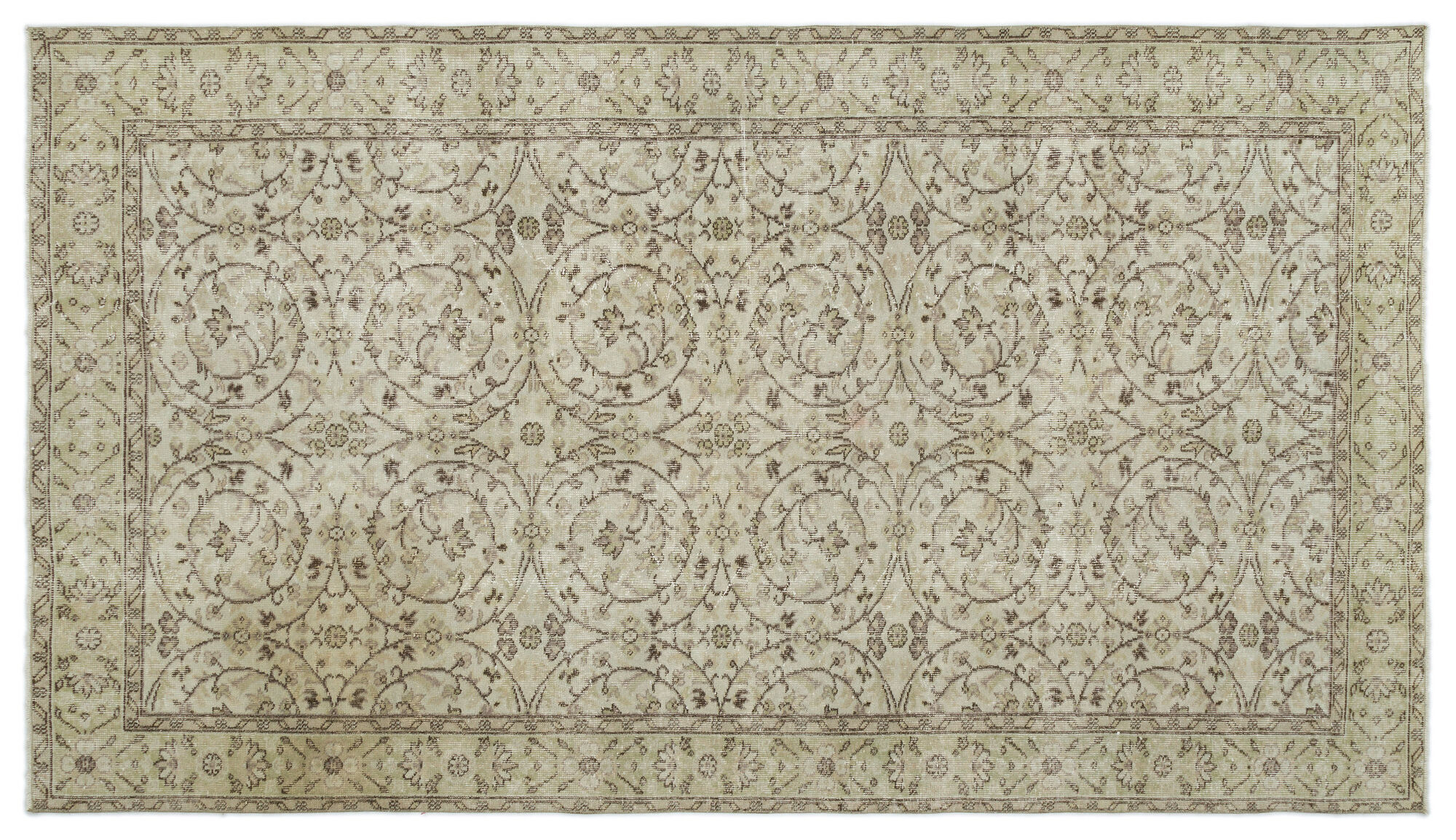 Apex Vintage Halı Bej 18344 171x297cm