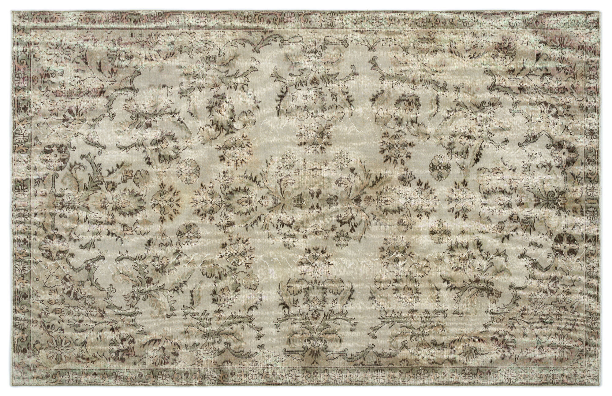 Apex Vintage Halı Bej 18347 185x288cm