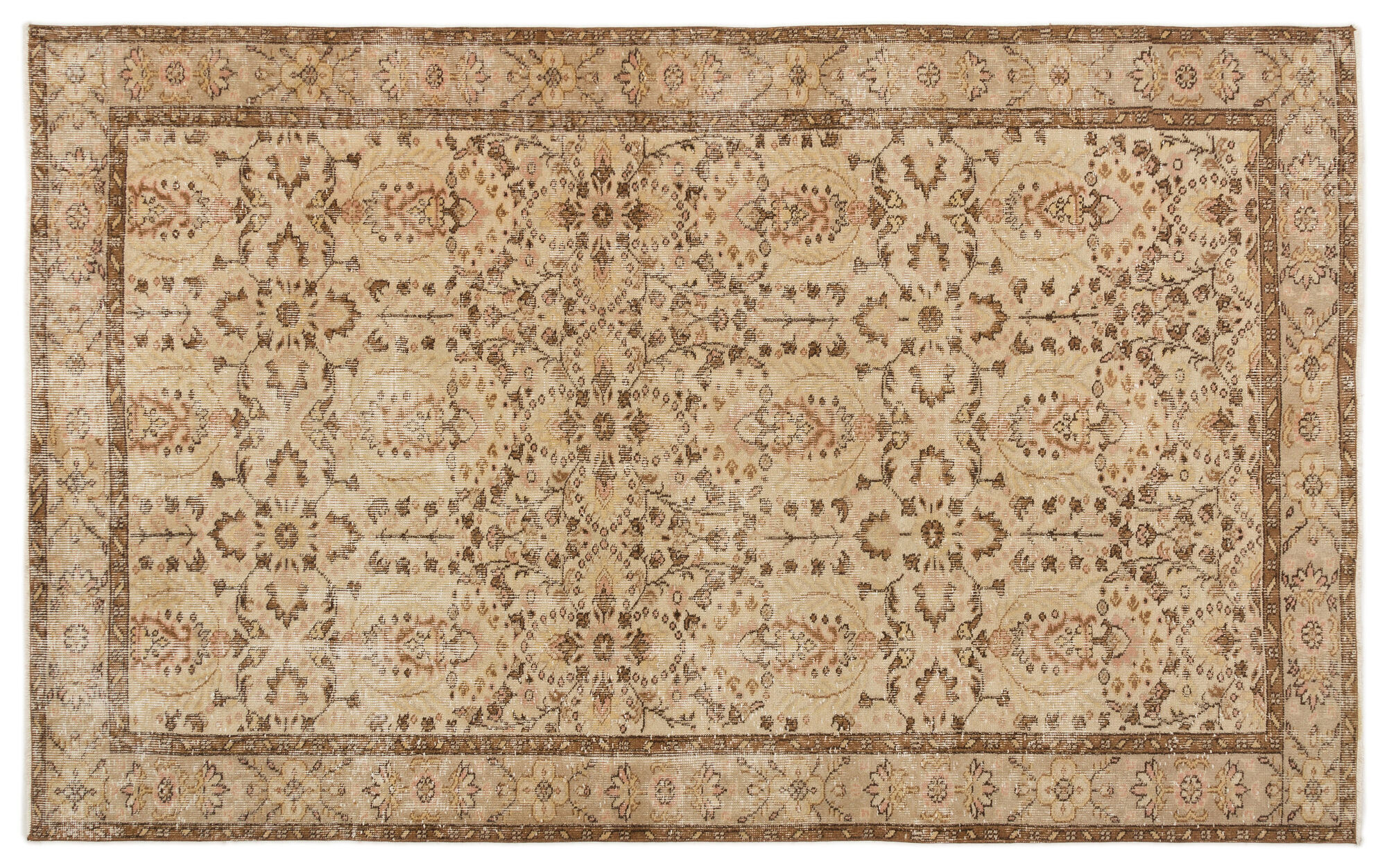 Apex Vintage Halı Bej 19016 161x268cm