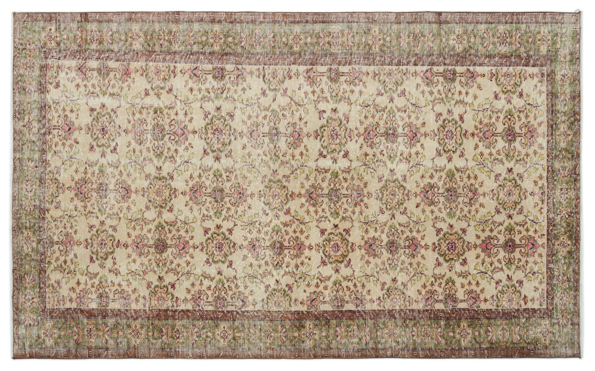 Apex Vintage Halı Bej 19349 175x292cm