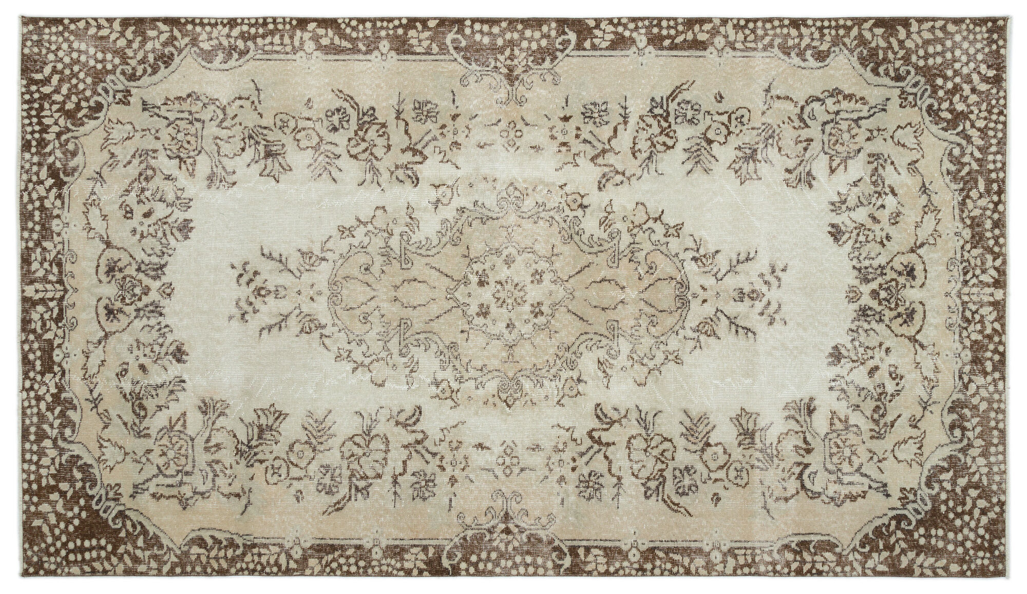 Apex Vintage Halı Bej 19385 174x302cm