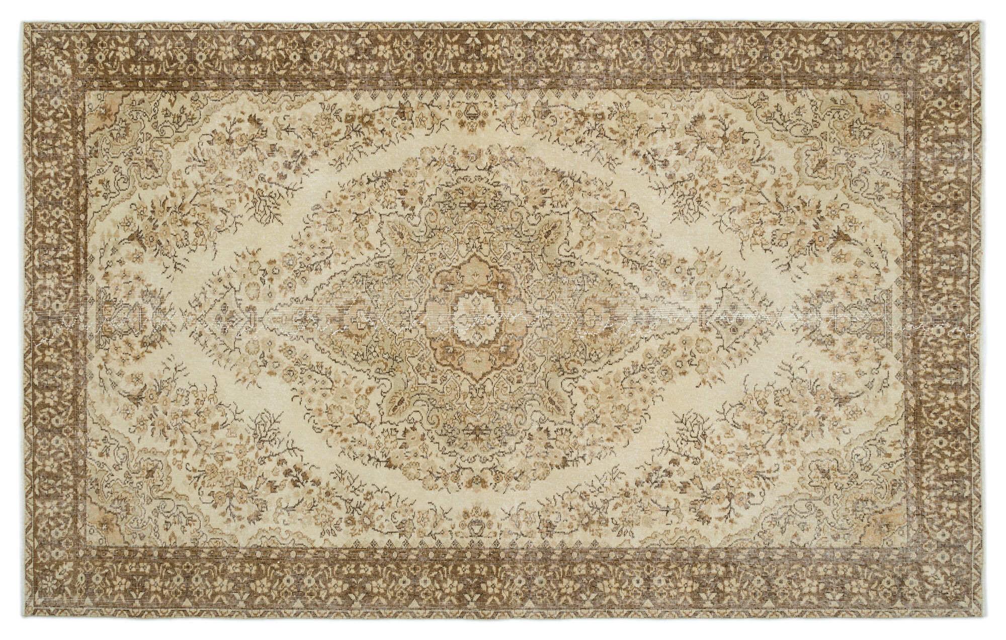 Apex Vintage Halı Bej 19534 202x320cm