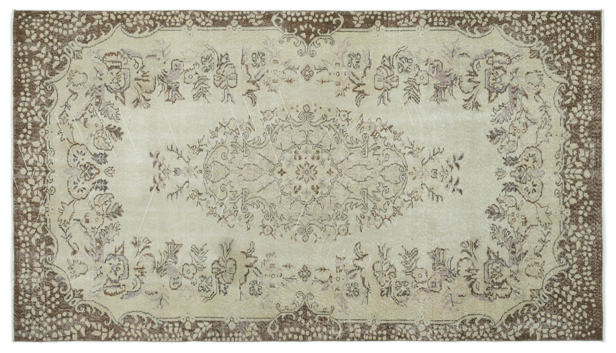 Apex Vintage Halı Bej 19559 165x291cm