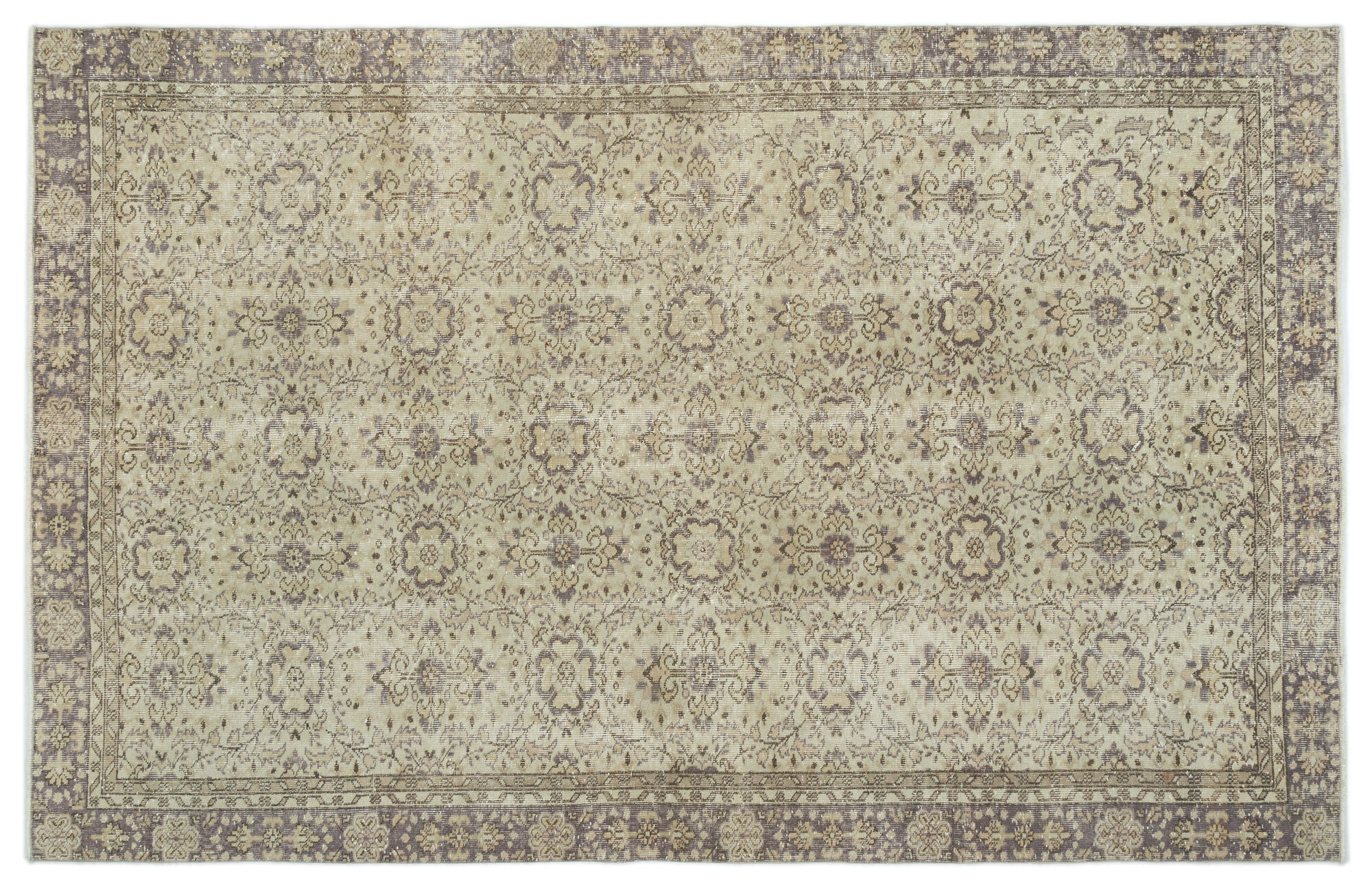 Apex Vintage Halı Bej 19654 190x298cm