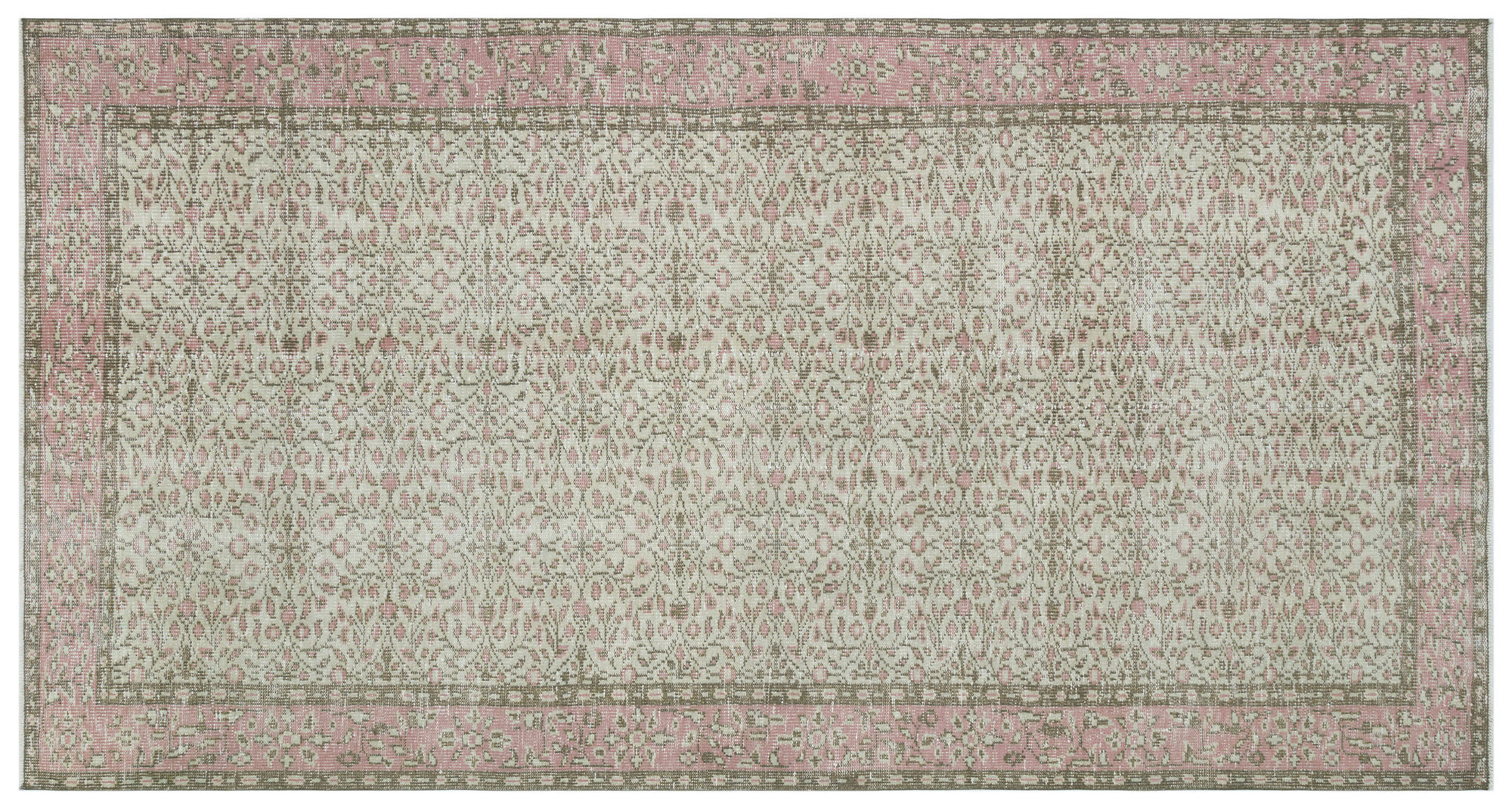 Apex Vintage Halı Bej 31061 153x280cm