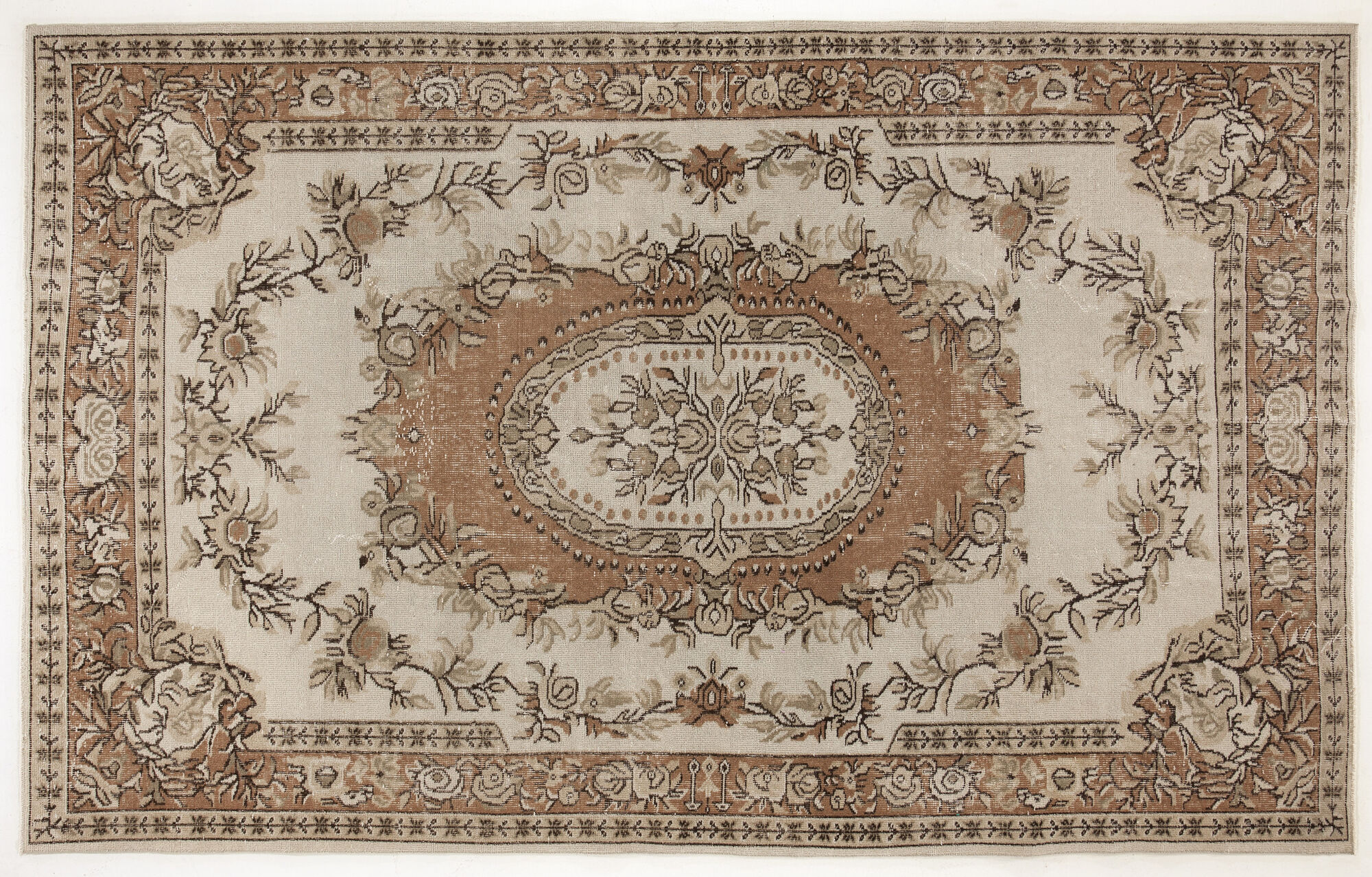 Apex Vintage Halı Bej 4204 187x300cm