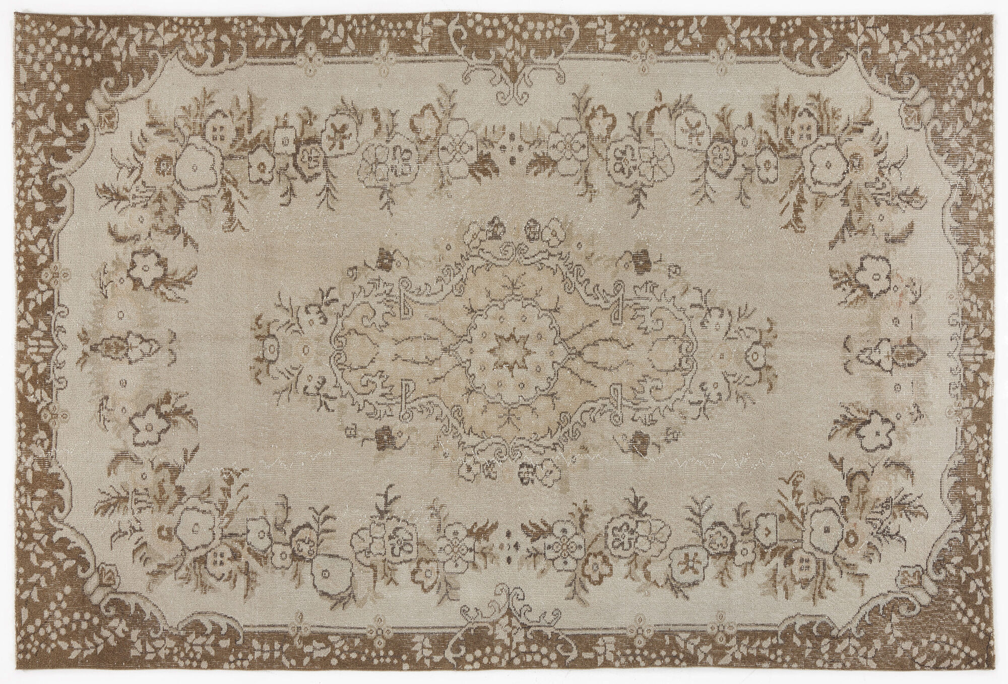 Apex Vintage Halı Bej 5237 186x276cm