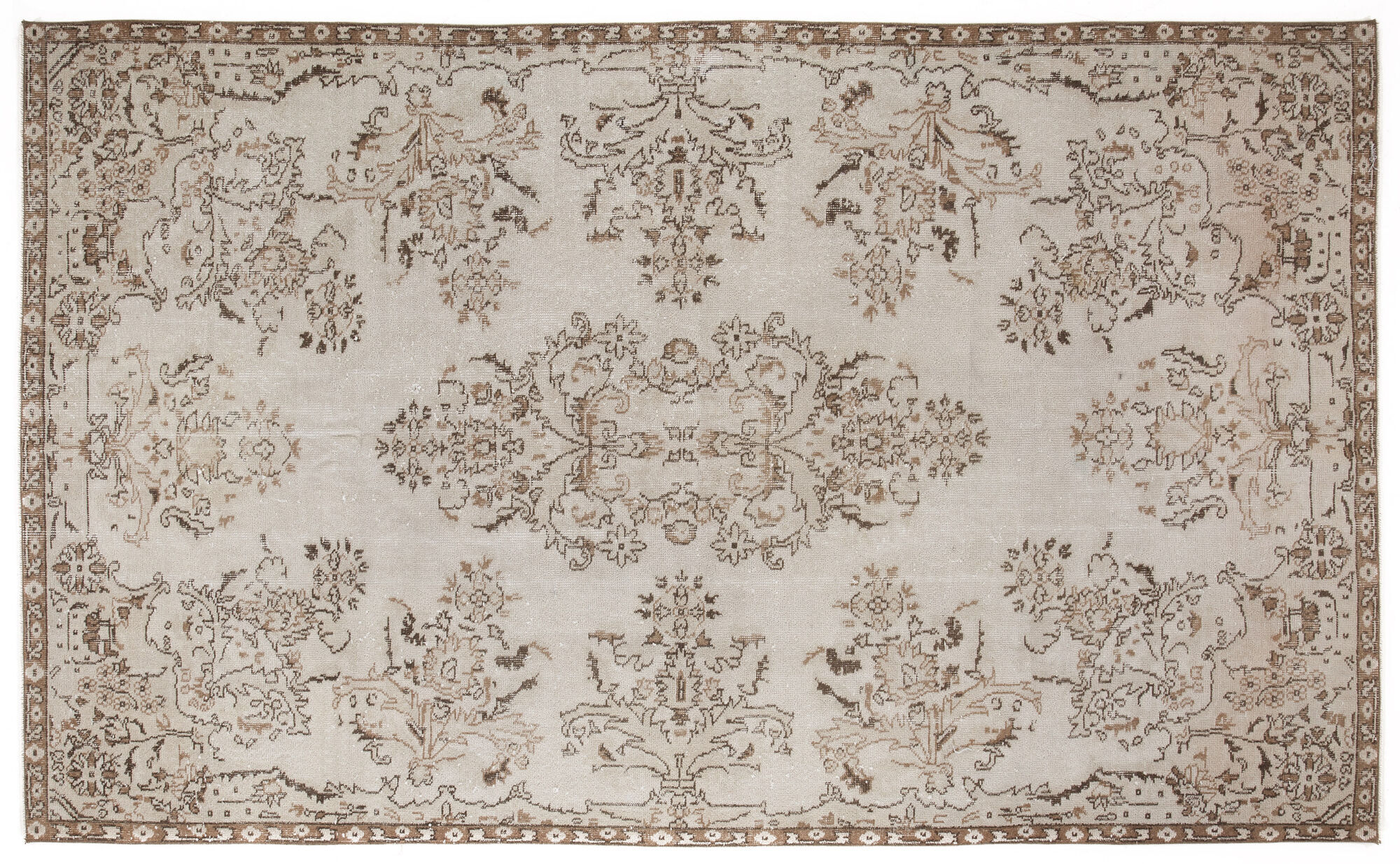 Apex Vintage Halı Bej 5685 175x288cm