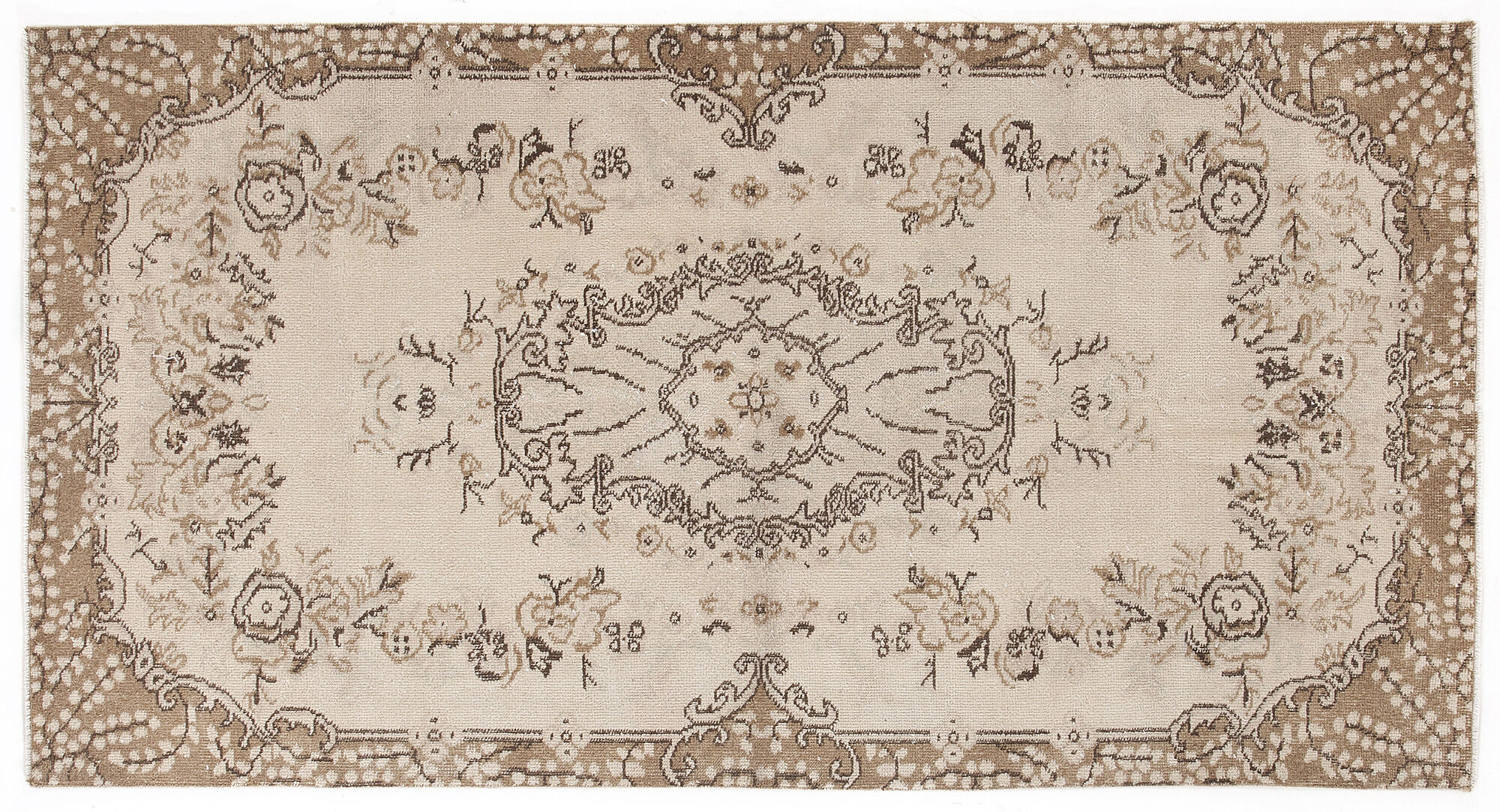 Apex Vintage Halı Bej 5759 113x217cm