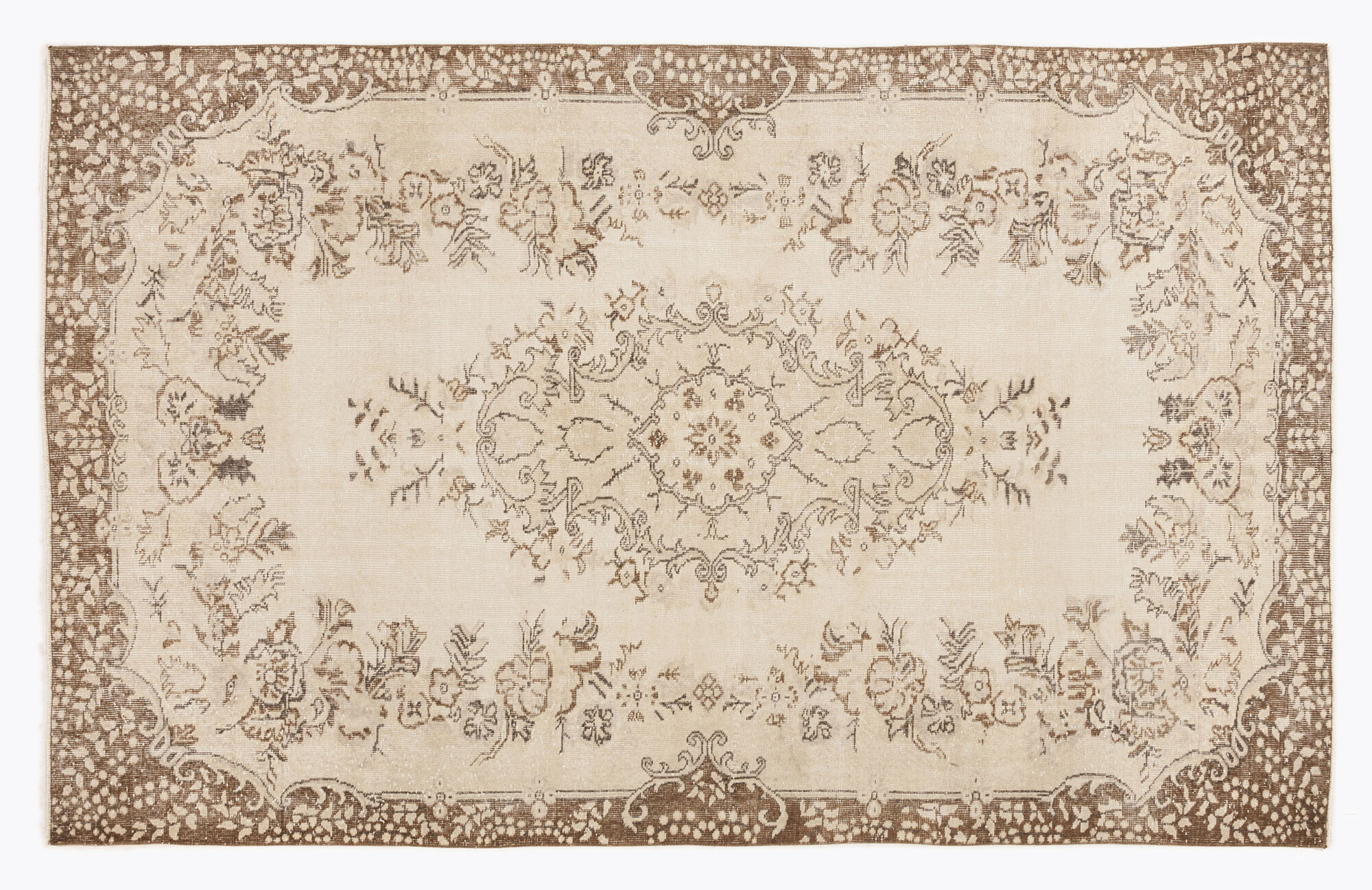 Apex Vintage Halı Bej 6594 192x299cm