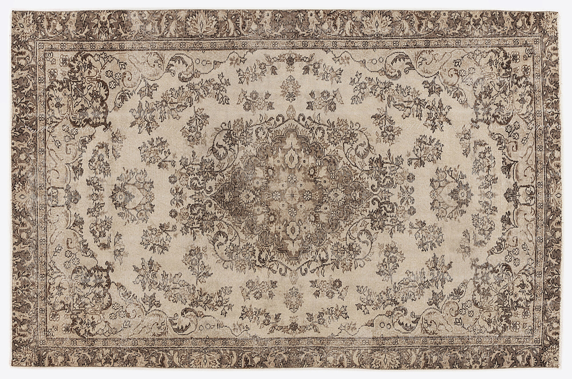 Apex Vintage Halı Bej 6736 186x283cm
