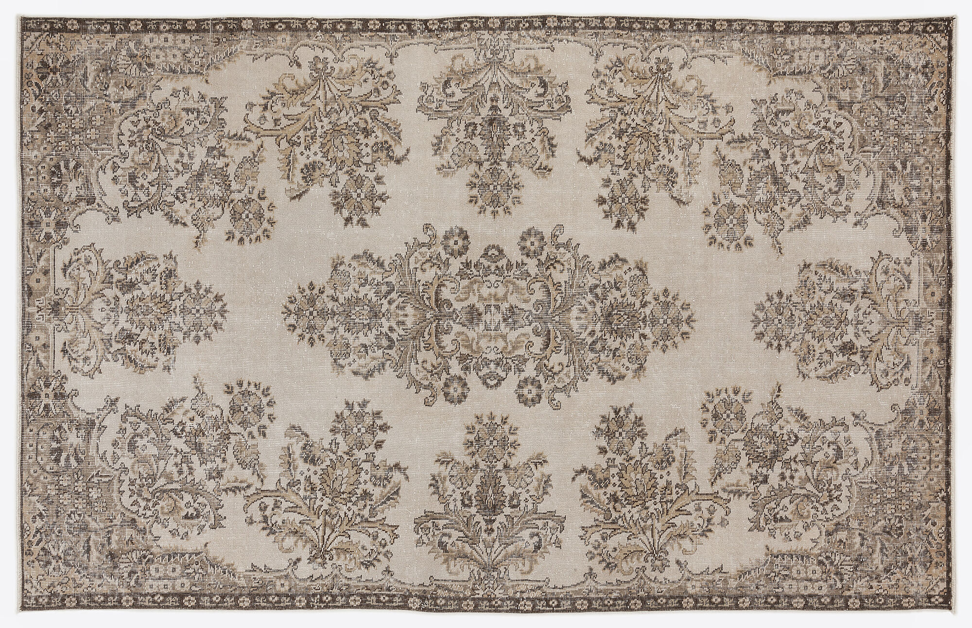 Apex Vintage Halı Bej 7022 187x295cm