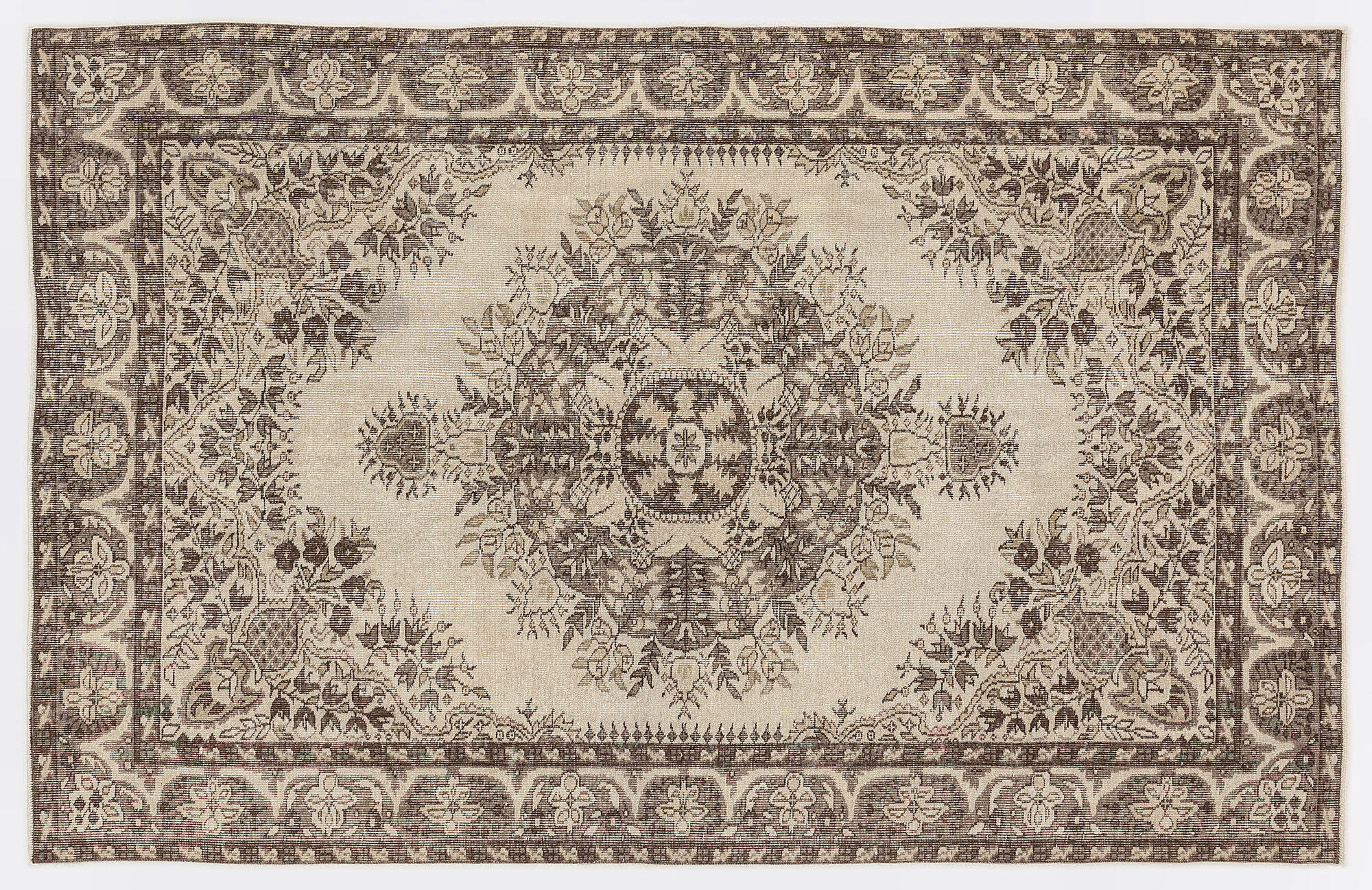 Apex Vintage Halı Bej 7199 167x262cm