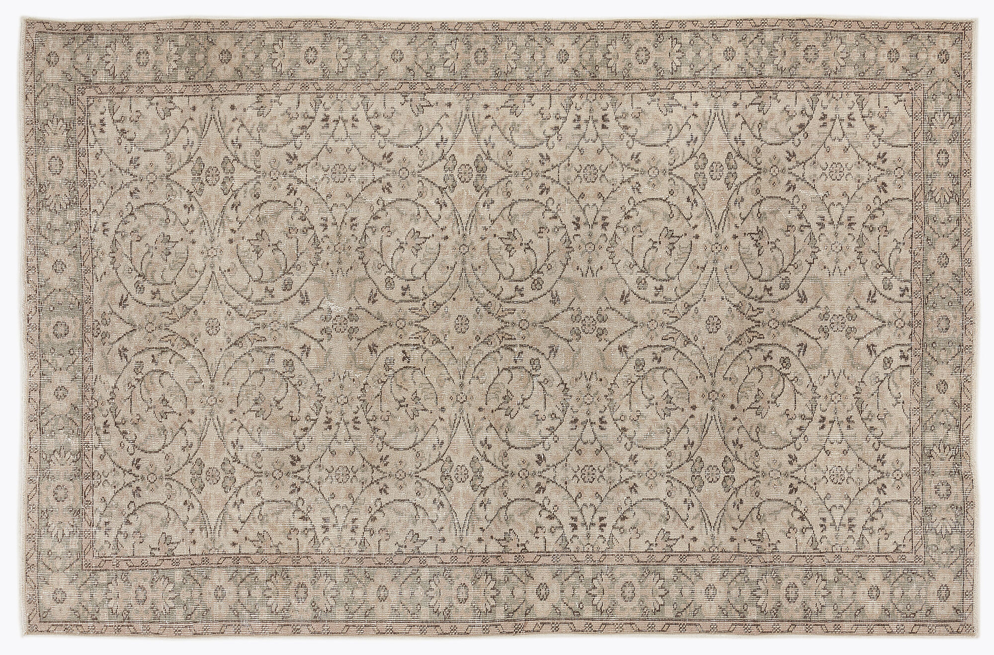 Apex Vintage Halı Bej 7405 178x270cm