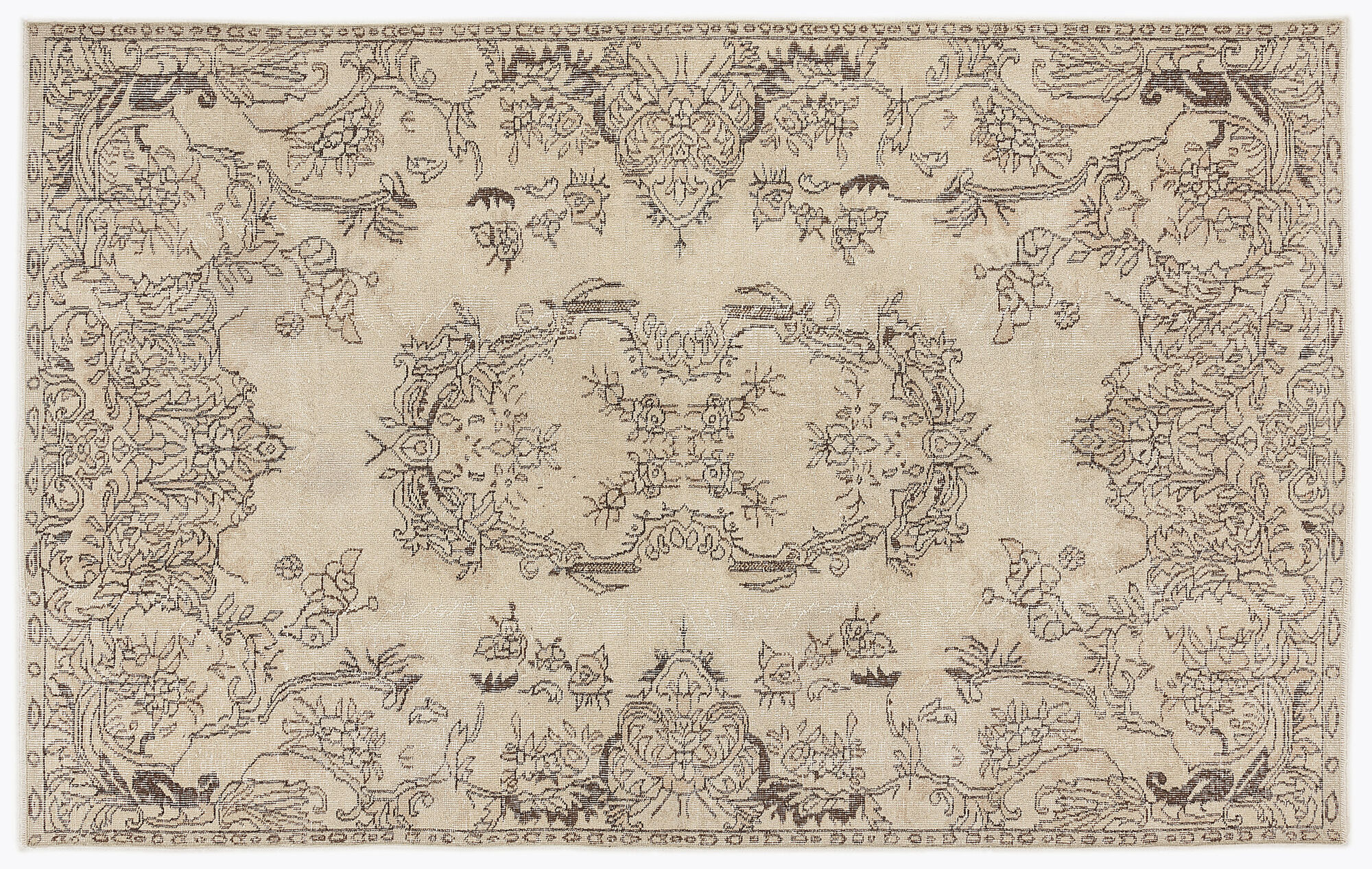 Apex Vintage Halı Bej 7477 170x273cm