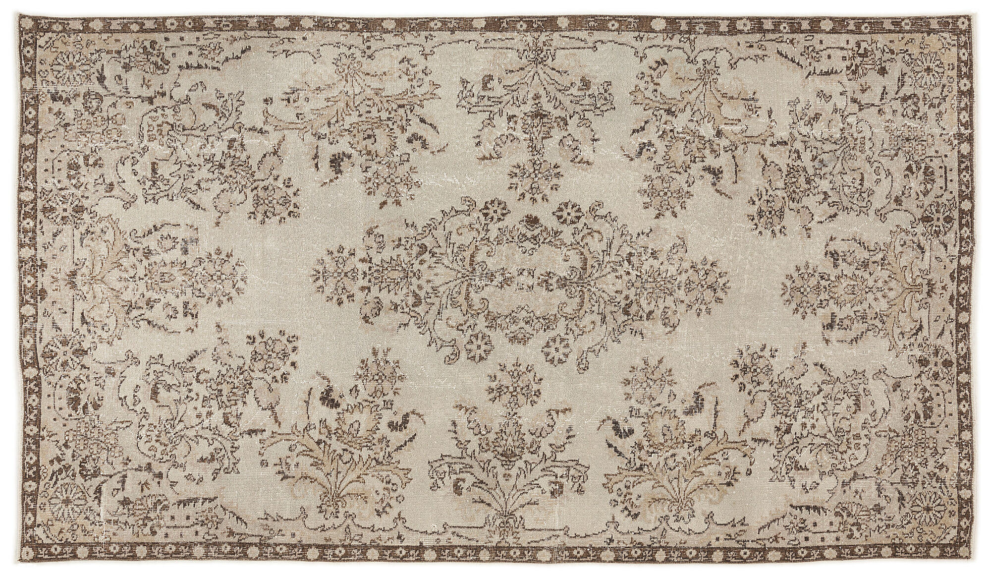 Apex Vintage Halı Bej 7641 170x300cm