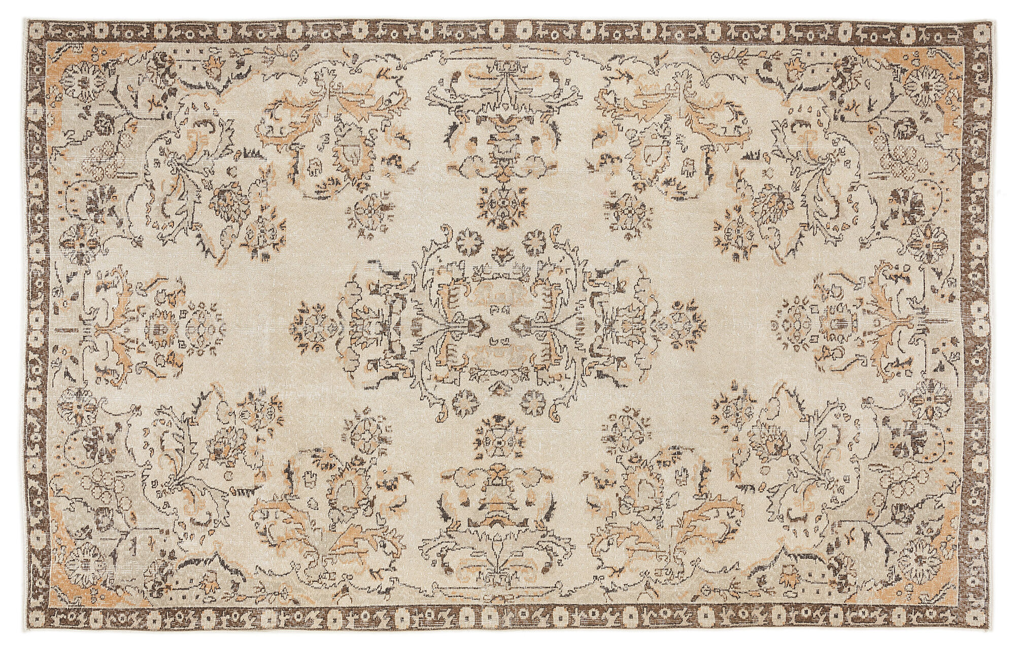 Apex Vintage Halı Bej 7802 196x315cm