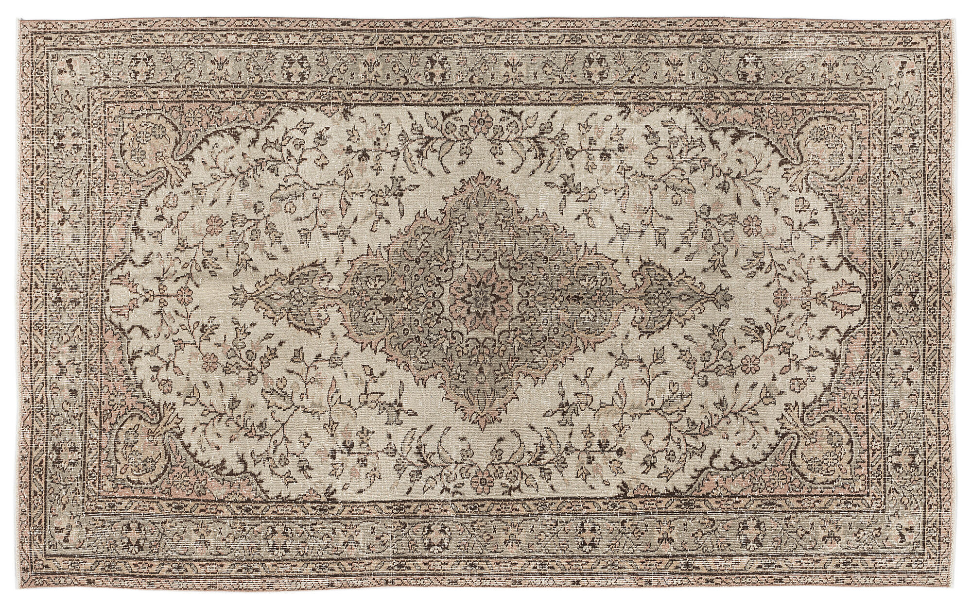Apex Vintage Halı Bej 8063 162x272cm