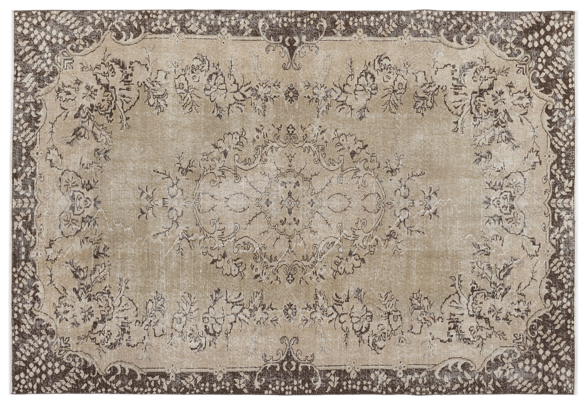 Apex Vintage Halı Bej 8238 196x291cm