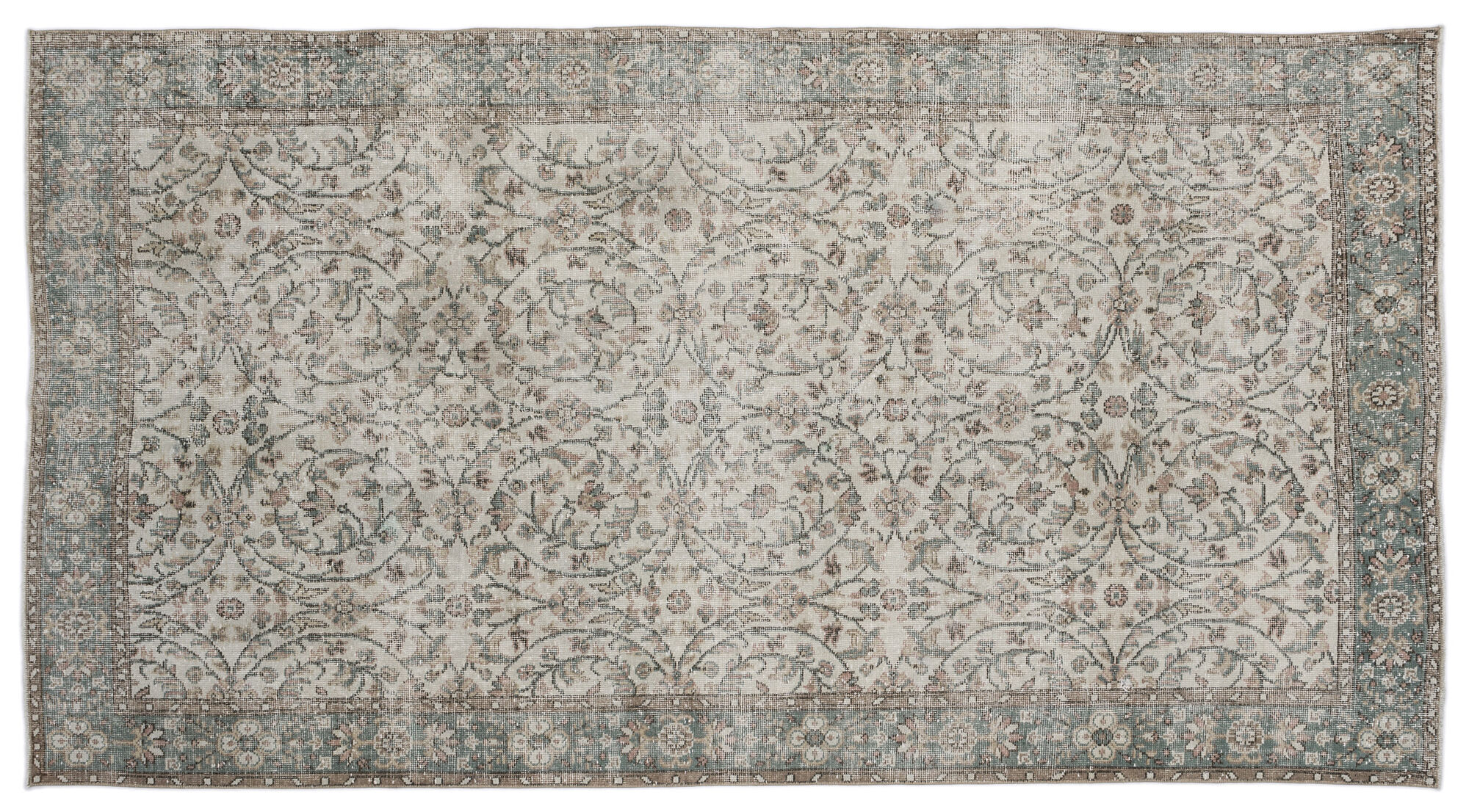 Apex Vintage Halı Bej 8998 167x300cm