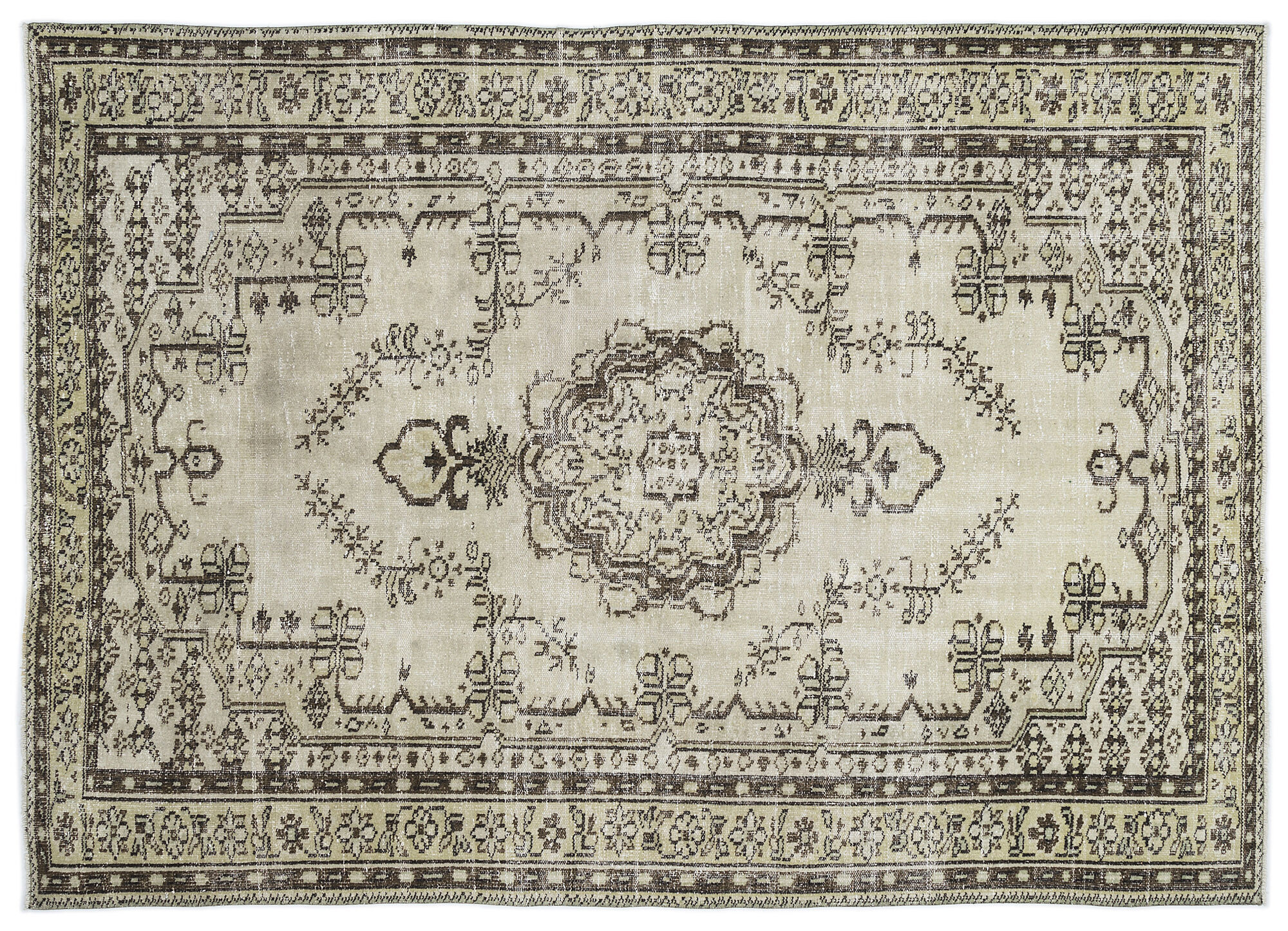 Apex Vintage Halı Bej 9480 185x263cm