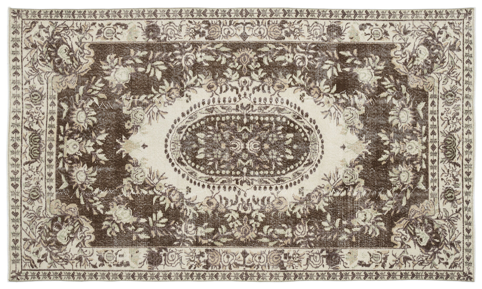 Apex Vintage Halı Bej 9681 159x271cm