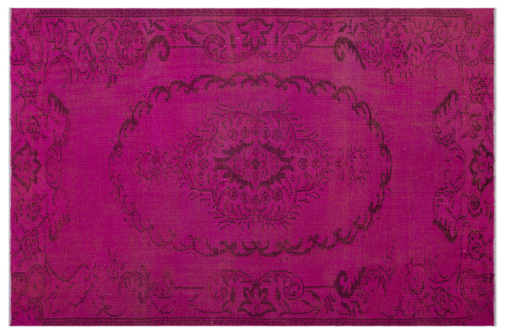 Apex Vintage Halı Fuşya 24077 164x251cm