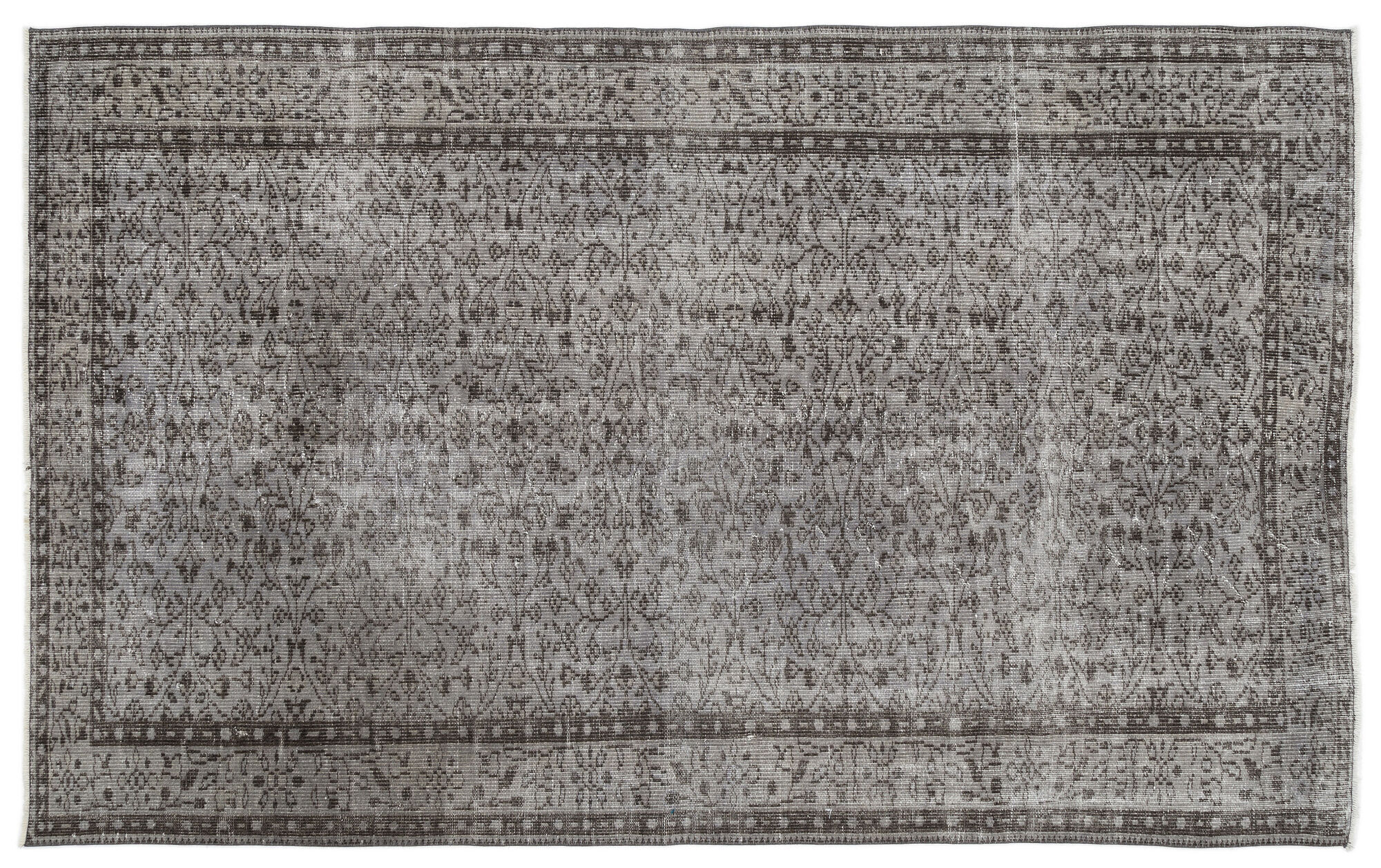 Apex Vintage Halı Gri 12245 171cmx281cm