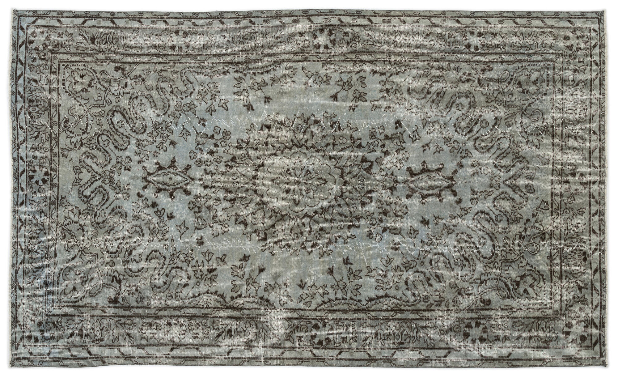 Apex Vintage Halı Gri 14572 163cmx262cm