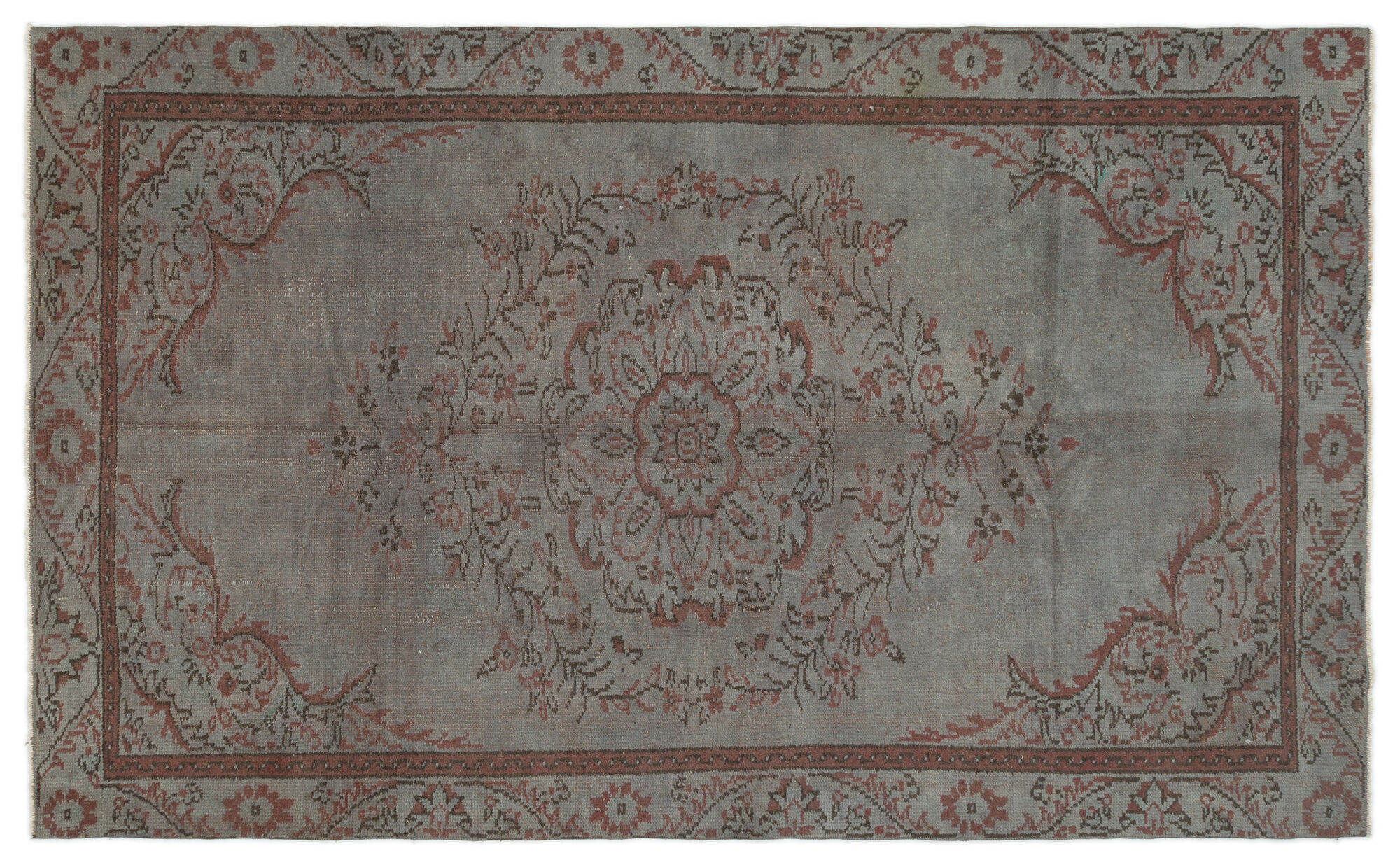 Apex Vintage Halı Gri 19929 161cmx257cm