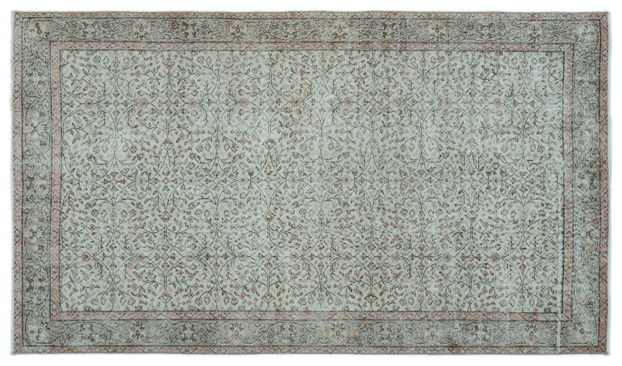 Apex Vintage Halı Gri 22892 153cmx267cm