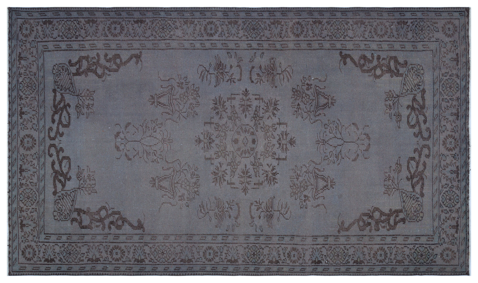 Apex Vintage Halı Gri 27387 172cmx287cm