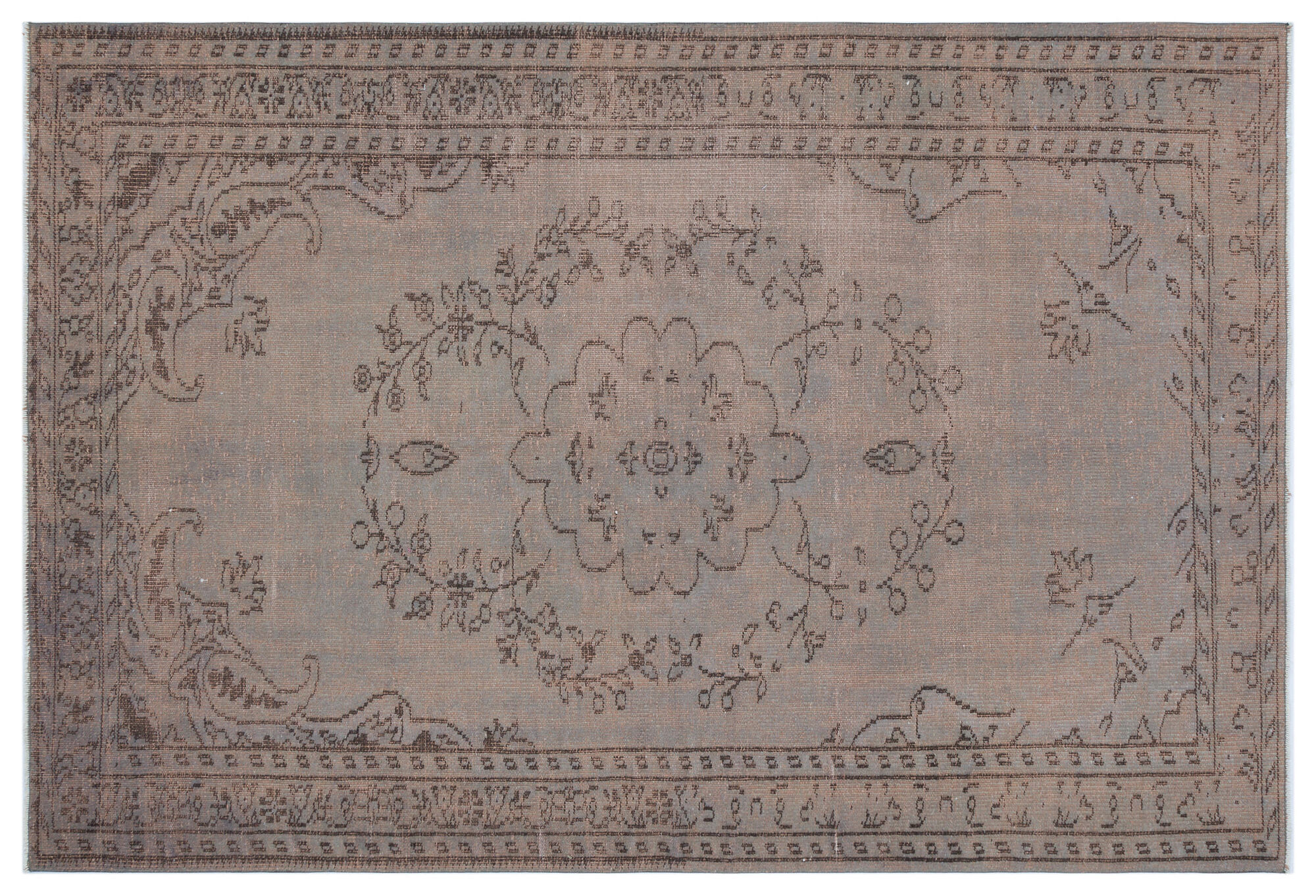 Apex Vintage Halı Gri 27607 169cmx248cm