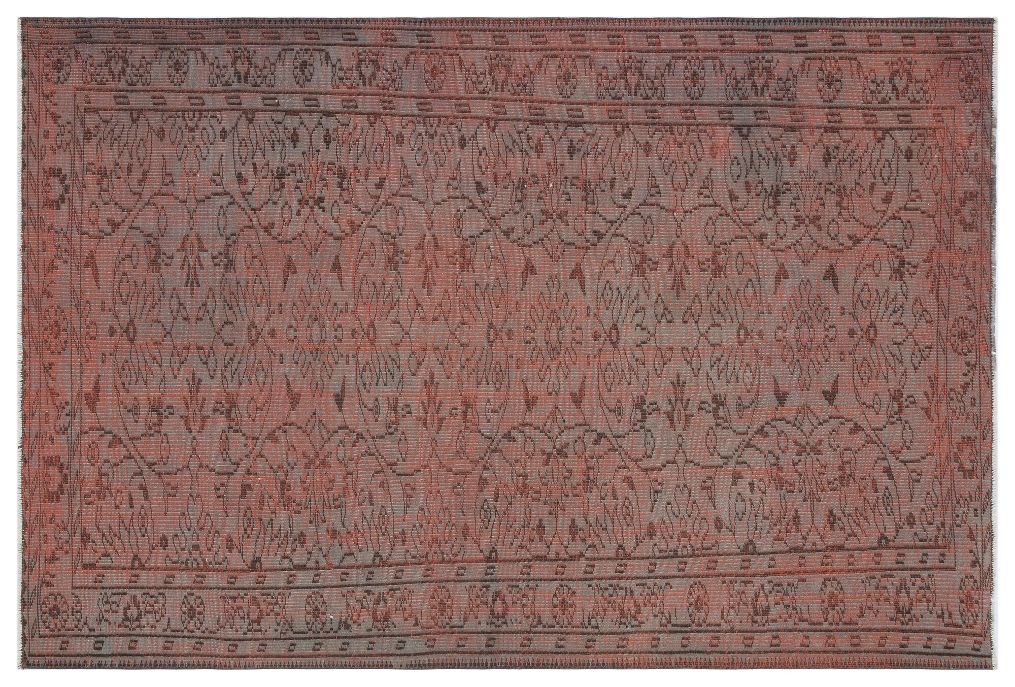 Apex Vintage Halı Gri 28223 153cmx228cm