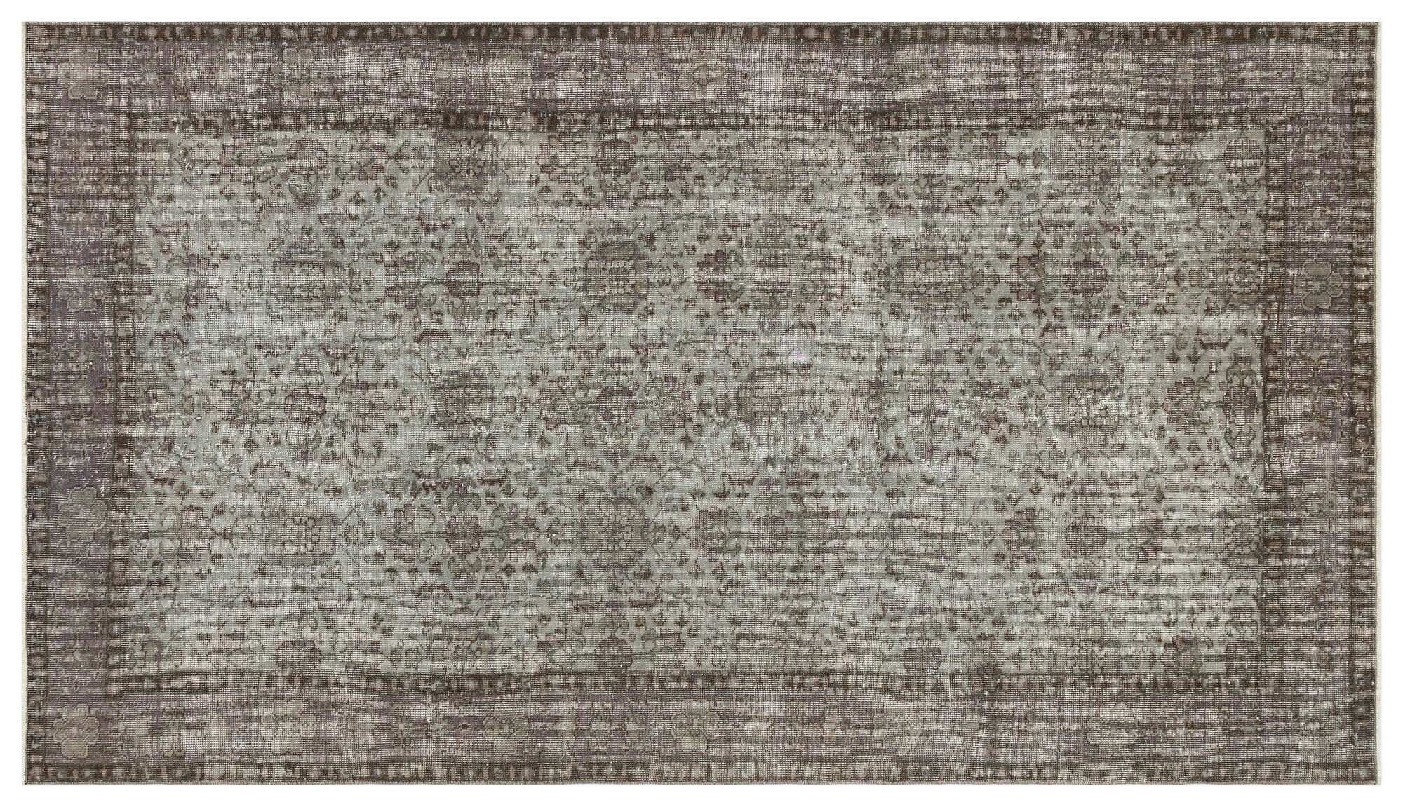 Apex Vintage Halı Gri 35174 162cmx285cm