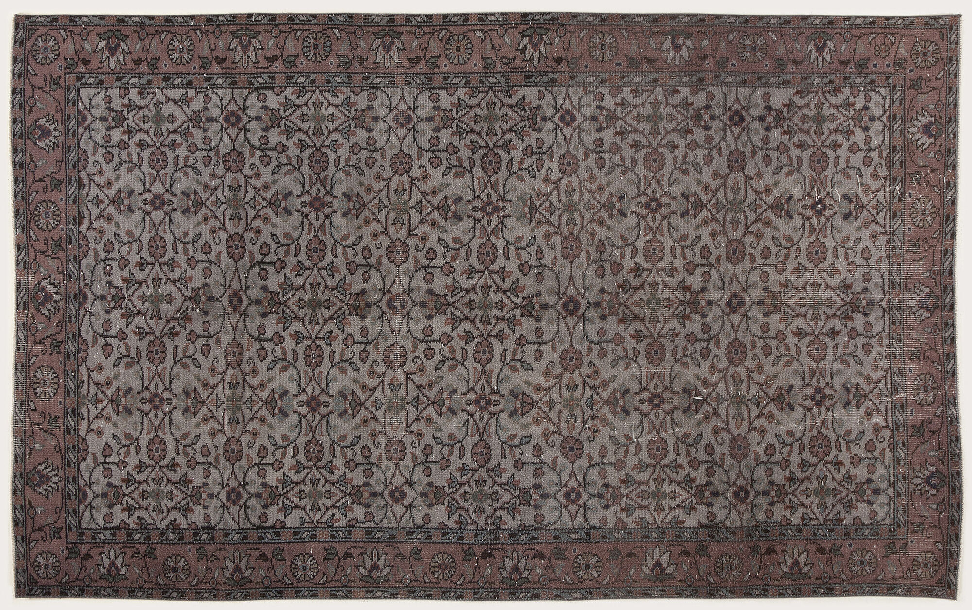 Apex Vintage Halı Gri 4530 156cmx260cm