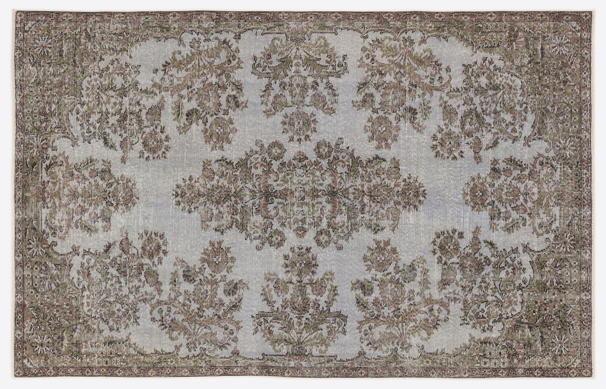 Apex Vintage Halı Gri 7220 168cmx268cm