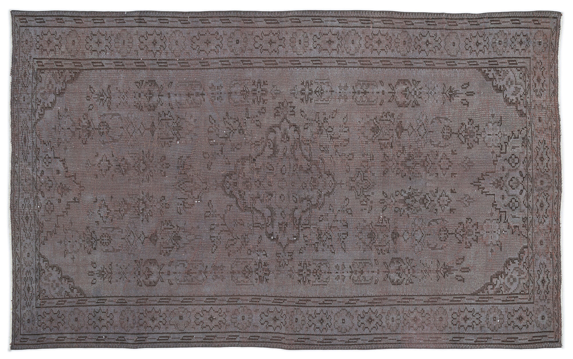 Apex Vintage Halı Gri 9583 166cmx268cm