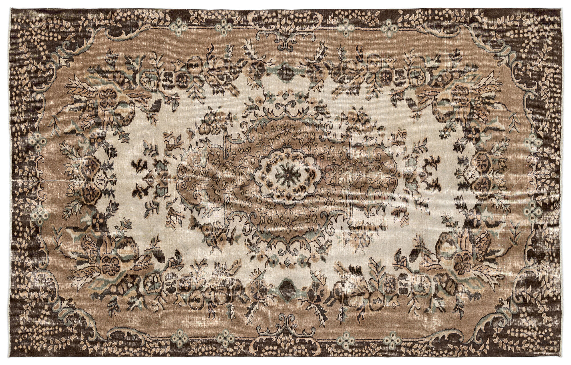 Apex Vintage Halı Kahve 10105 172x277cm