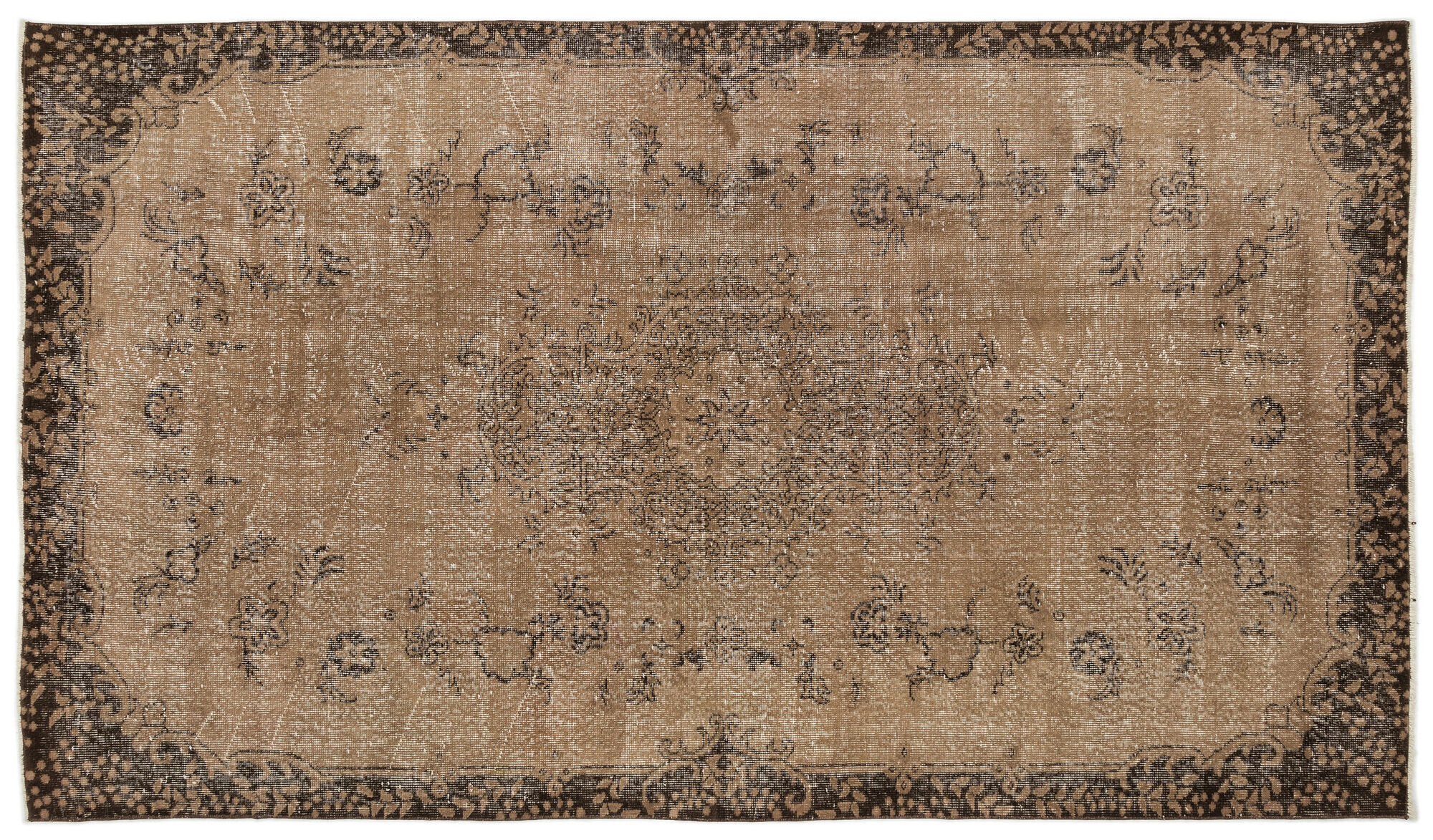 Apex Vintage Halı Kahve 12480 167x286cm