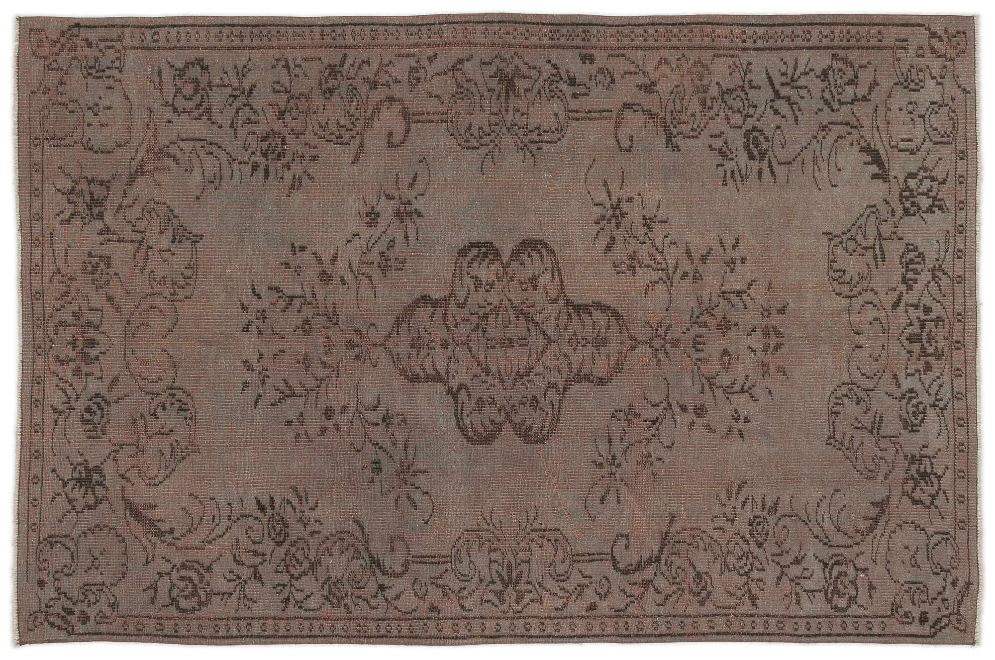 Apex Vintage Halı Kahve 13984 158x245cm
