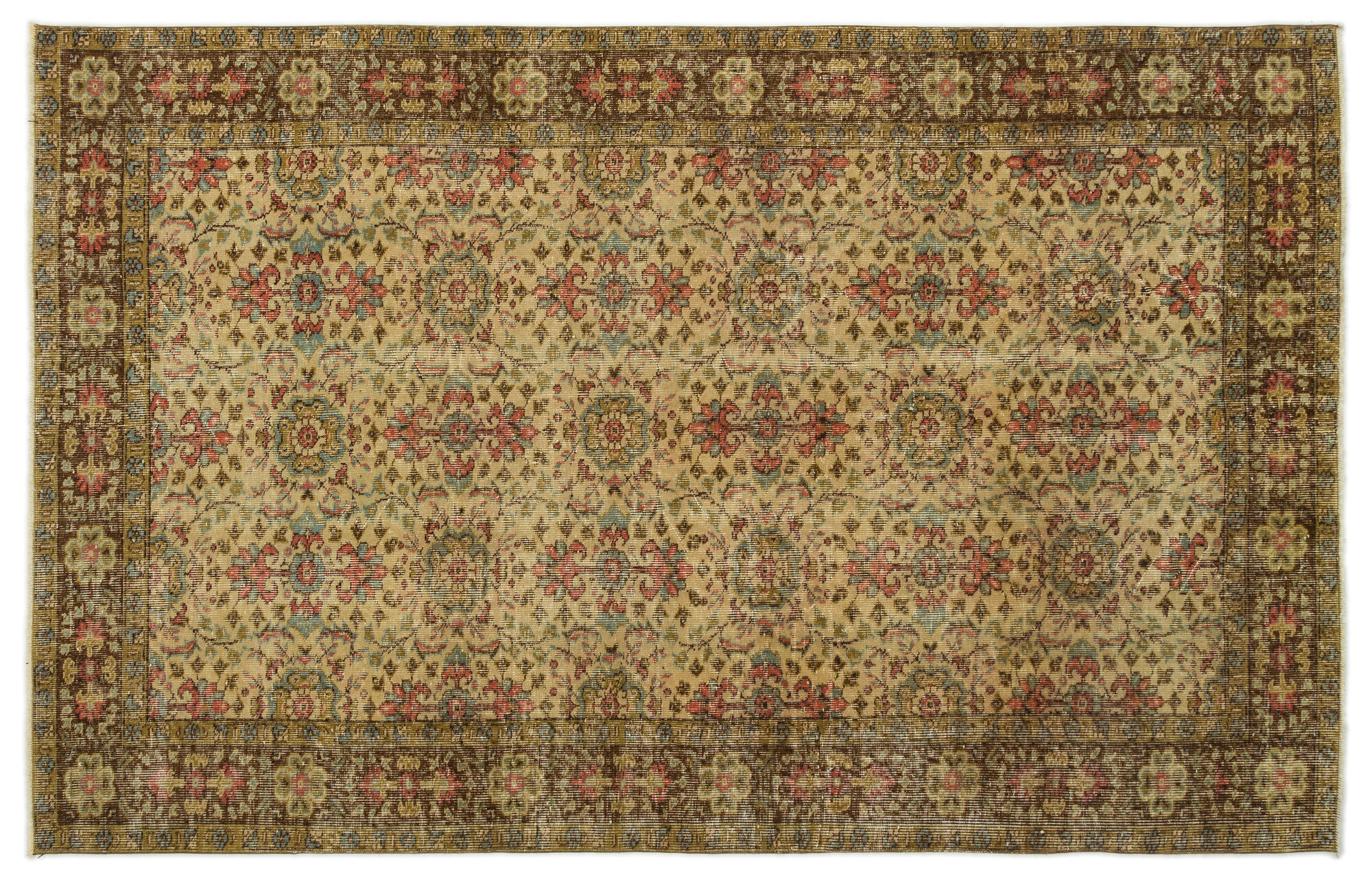 Apex Vintage Halı Kahve 17592 158x255cm