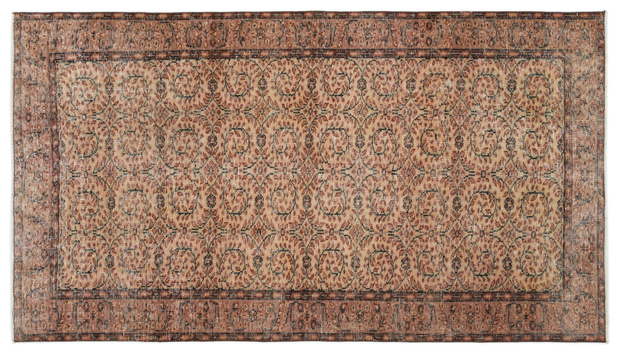 Apex Vintage Halı Kahve 18873 145x257cm