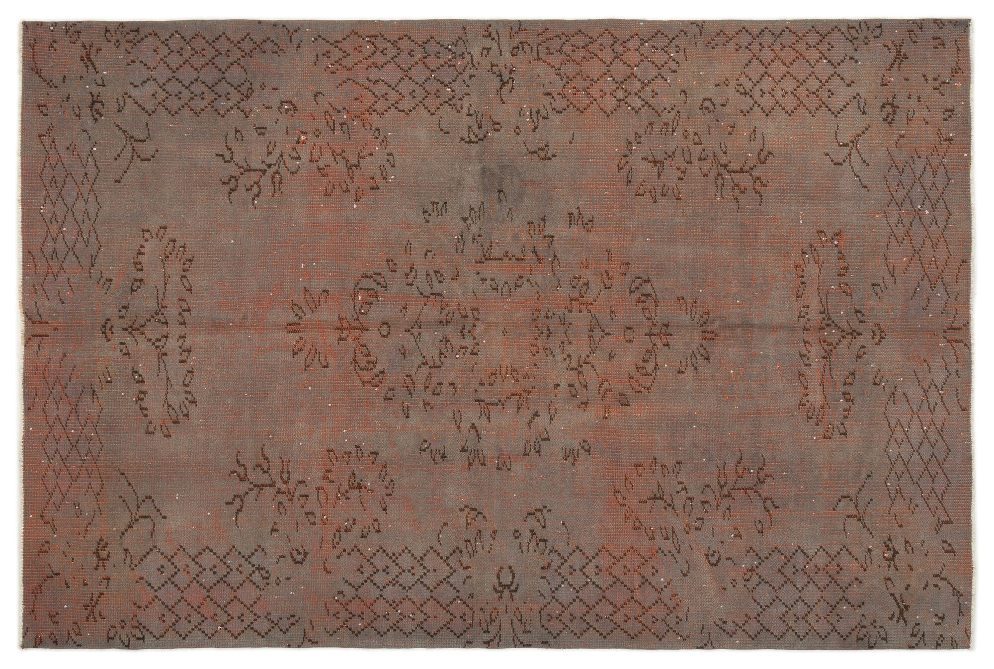 Apex Vintage Halı Kahve 19035 164x250cm