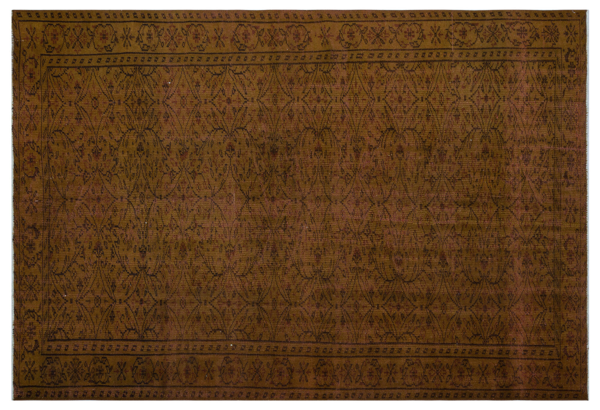 Apex Vintage Halı Kahve 26898 184x272cm