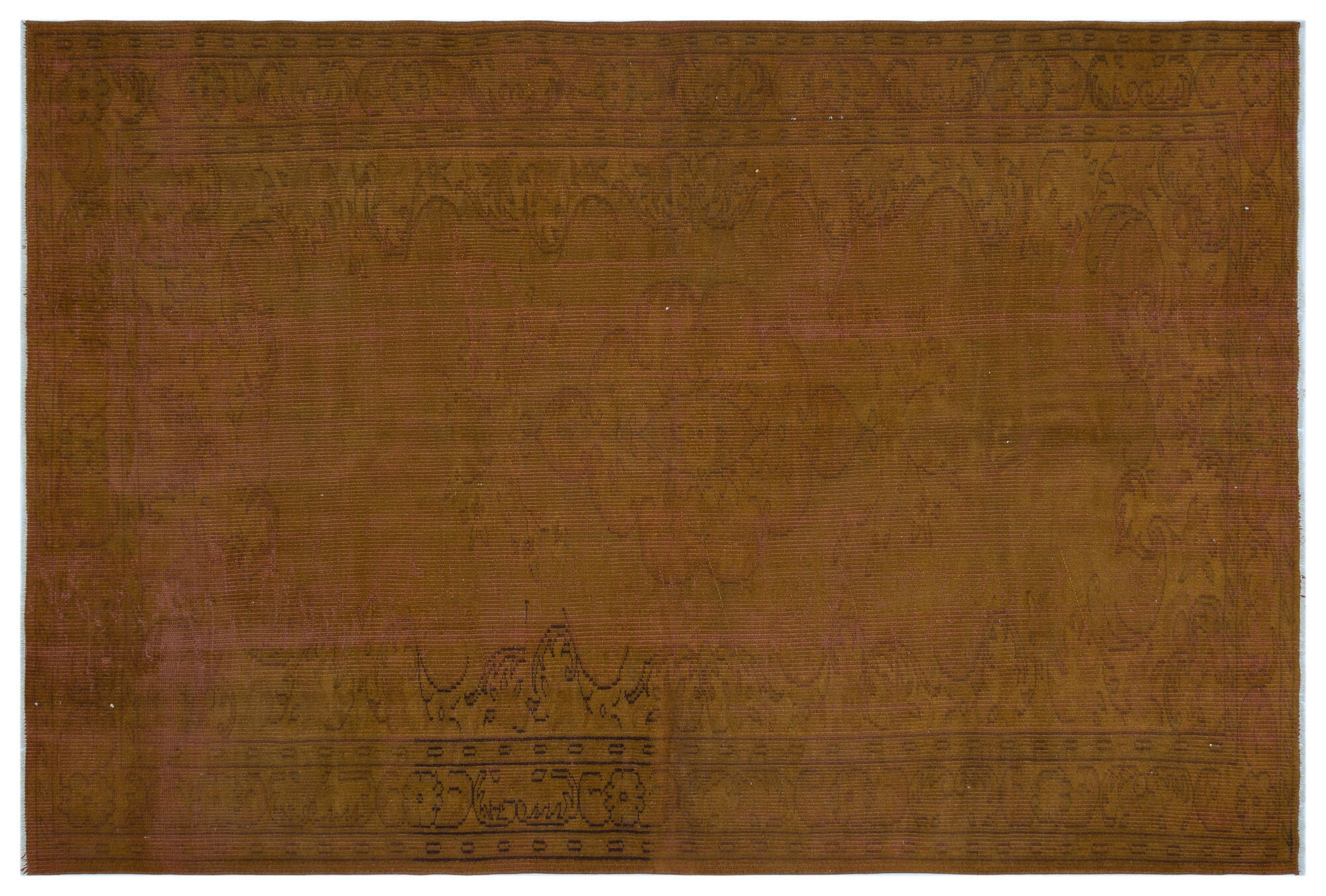 Apex Vintage Halı Kahve 27531 192x274cm