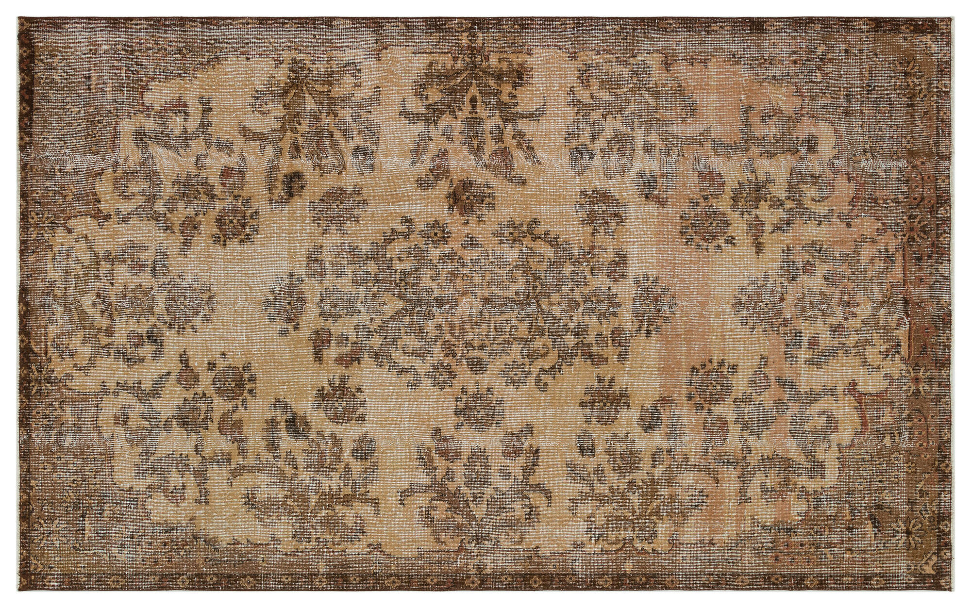 Apex Vintage Halı Kahve 34323 161x263cm