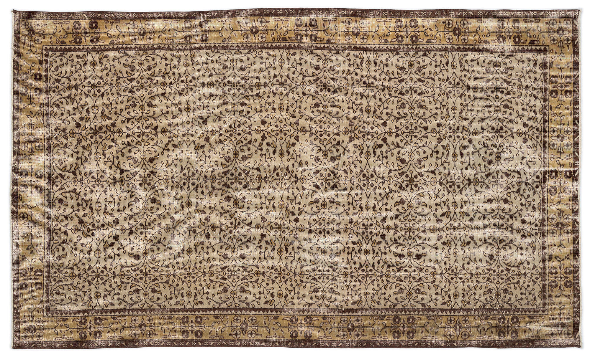Apex Vintage Halı Kahve 9602 165x276cm