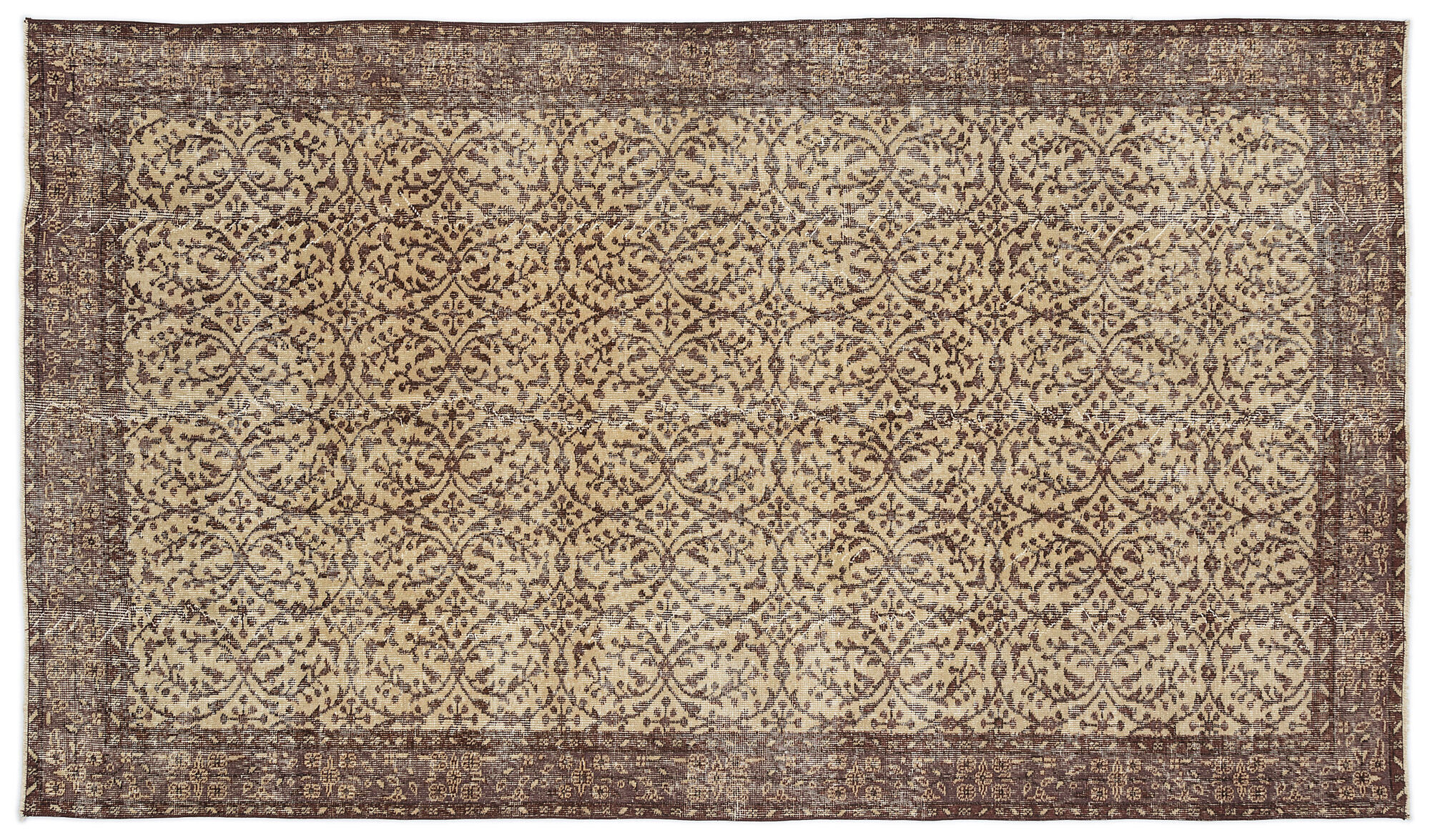 Apex Vintage Halı Kahve 9622 161x283cm
